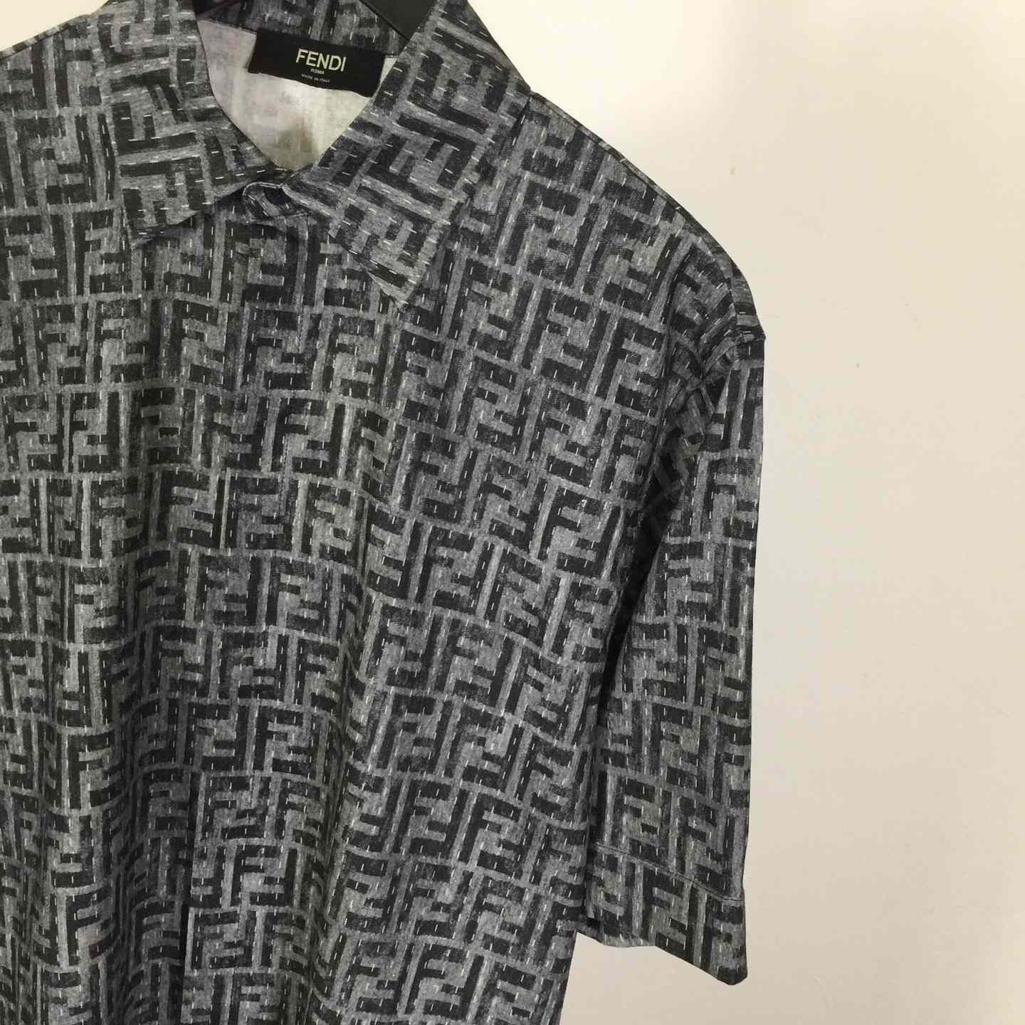 Fendi Allover Logo Printed Shirt - EUR FASHION