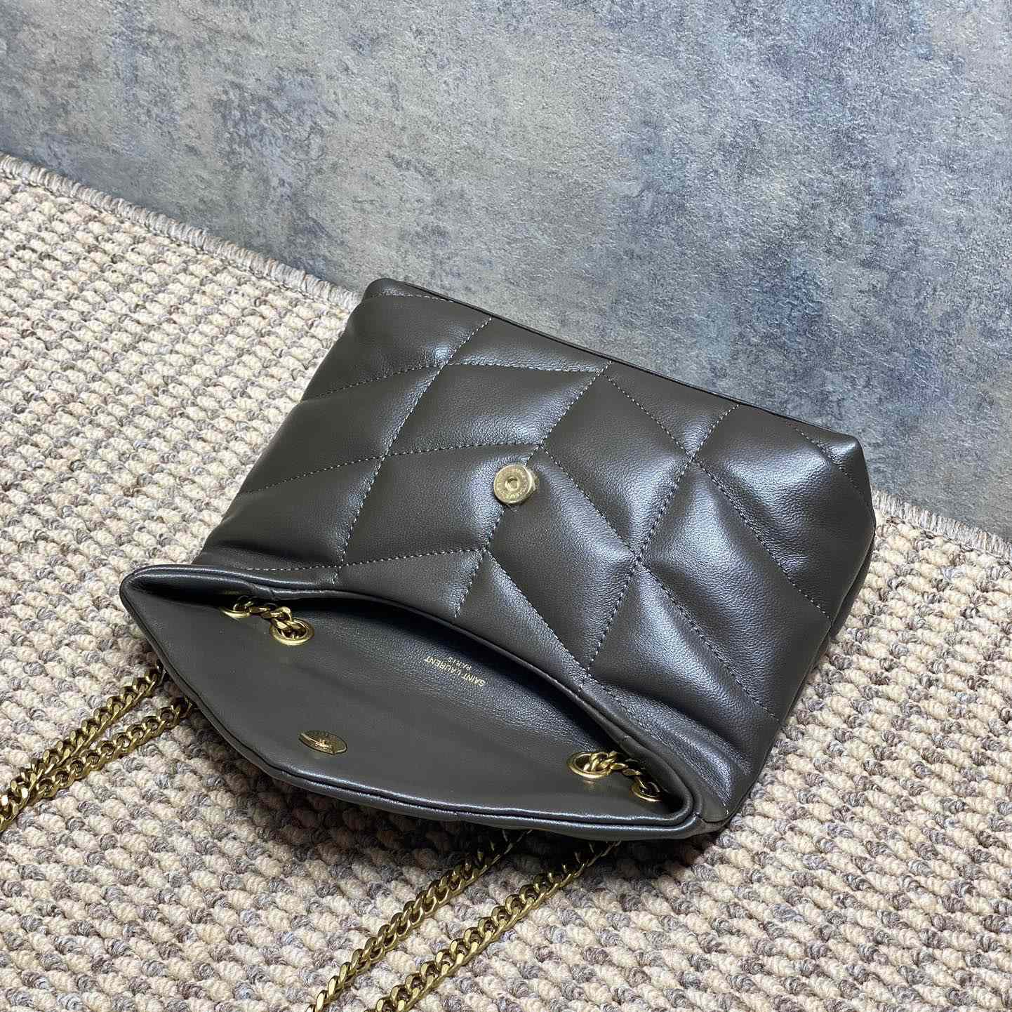 Saint Laurent Toy Puffer In Nappa Leather - EUR FASHION