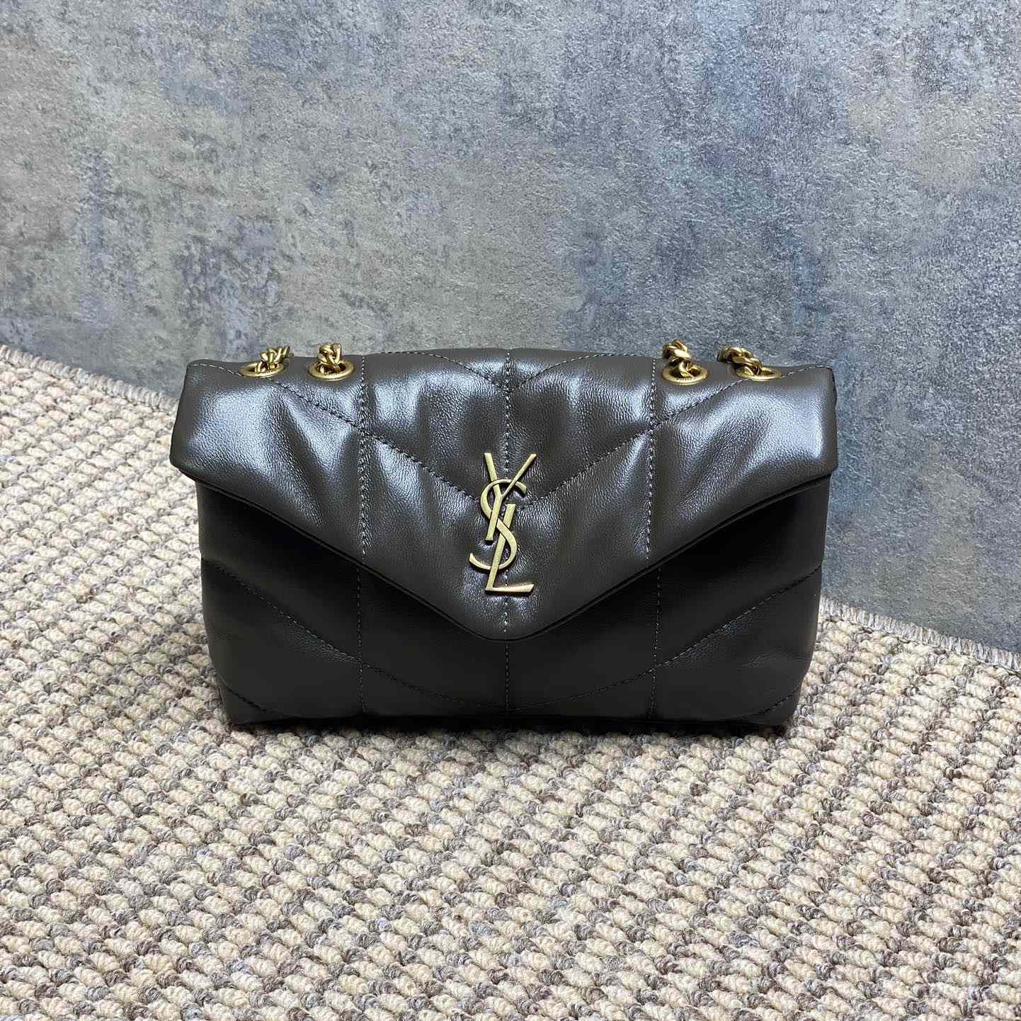 Saint Laurent Toy Puffer In Nappa Leather - EUR FASHION