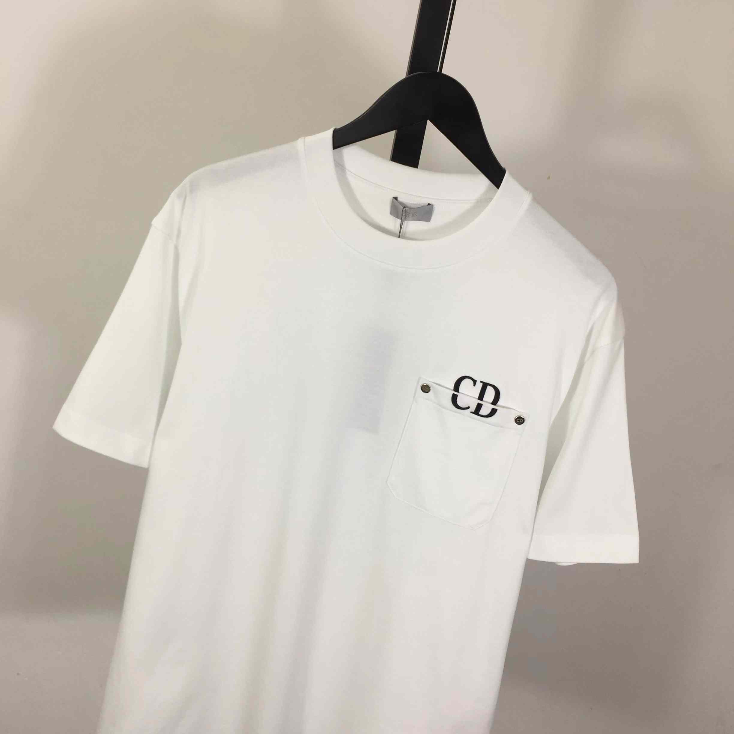 Dior Logo Cotton T-Shirt  - EUR FASHION