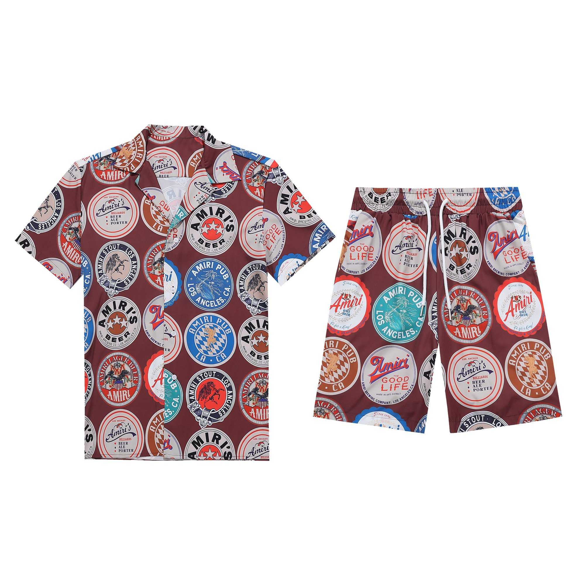Amiri Silk Shirt And Short - EUR FASHION