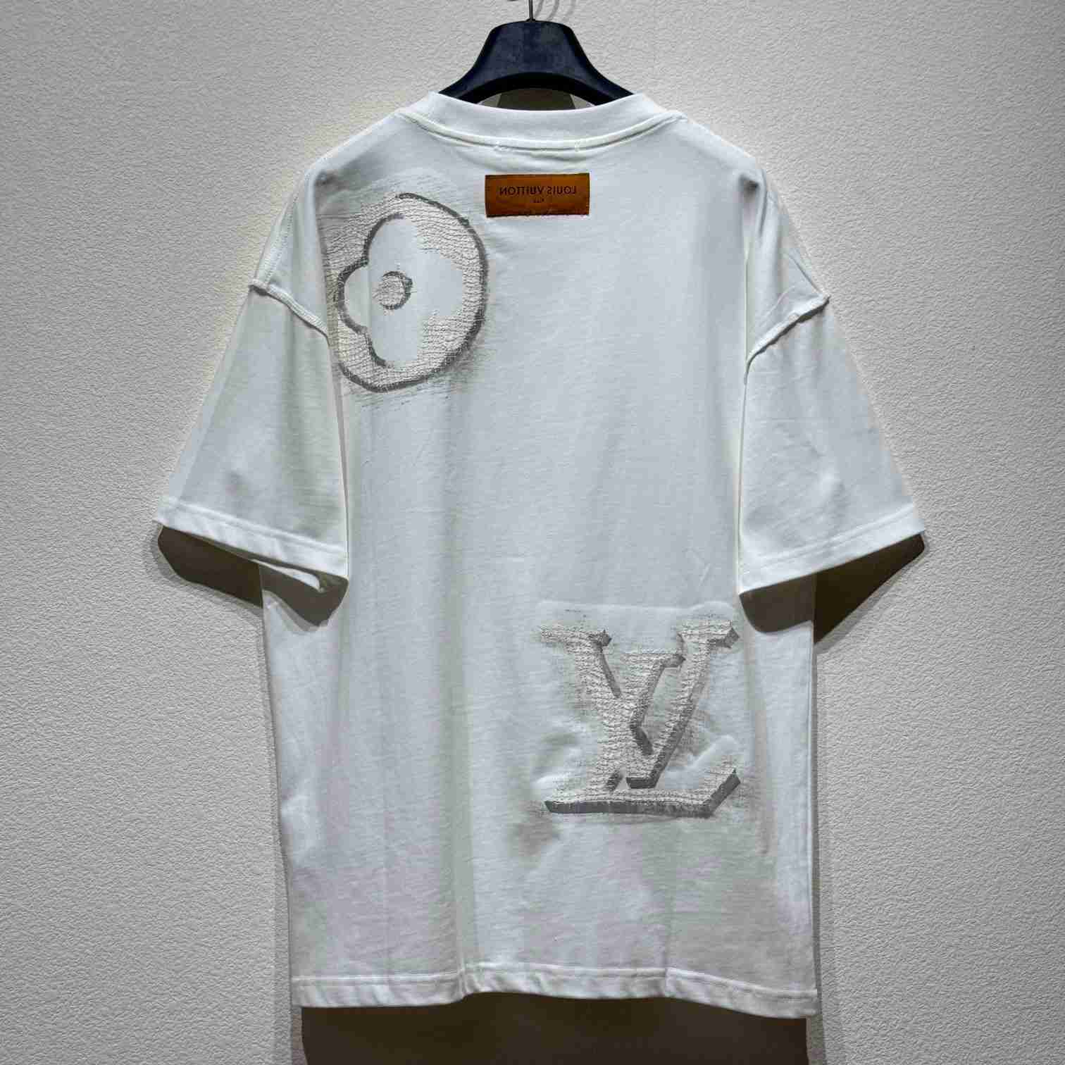 Louis Vuitton Short-Sleeved Cotton Crewneck    - EUR FASHION