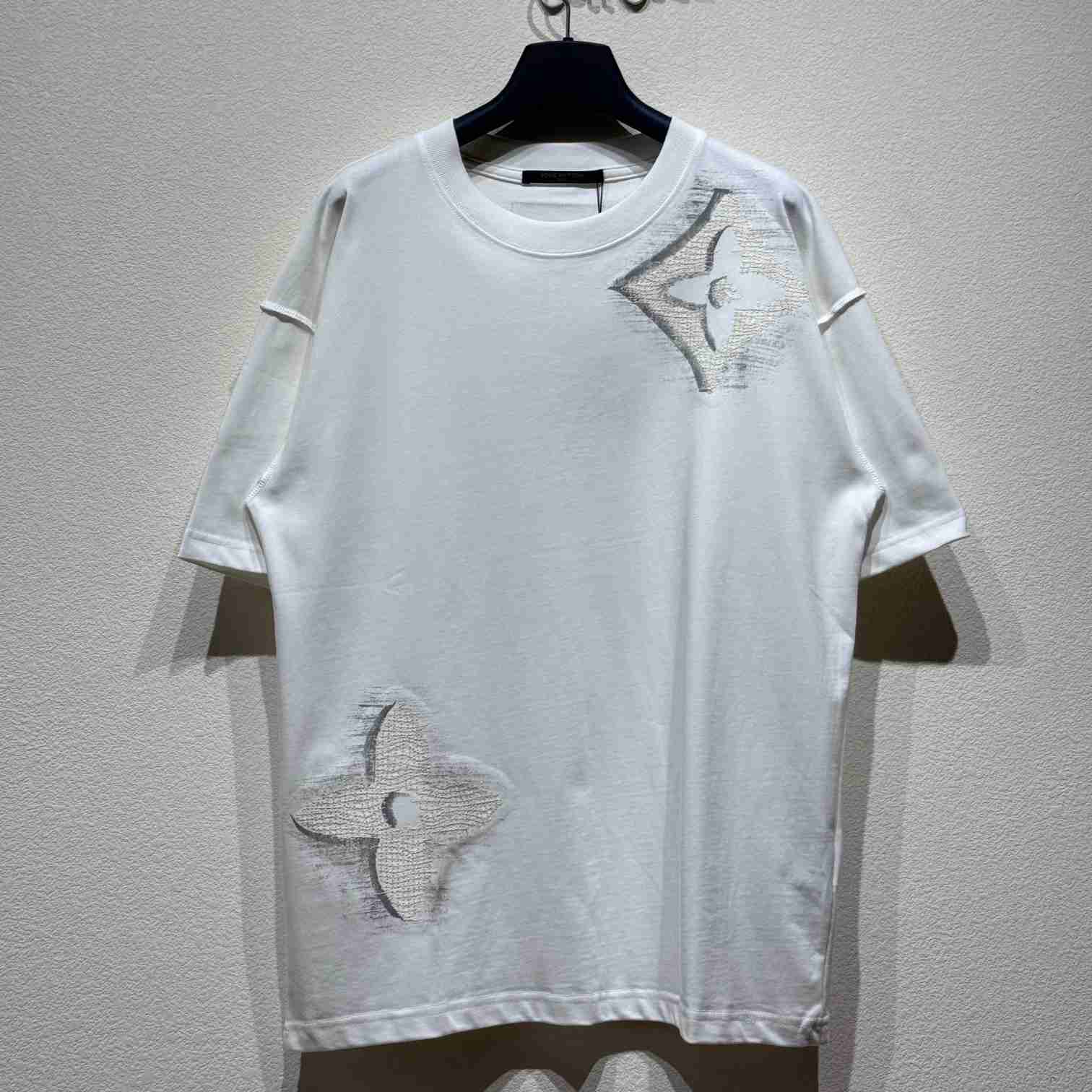 Louis Vuitton Short-Sleeved Cotton Crewneck    - EUR FASHION