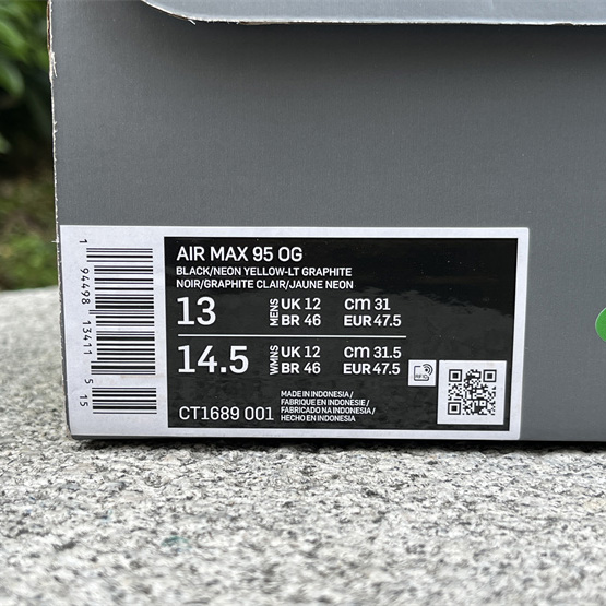  Nike Air Max 95 OG Neon  ACT1689-001 - EUR FASHION