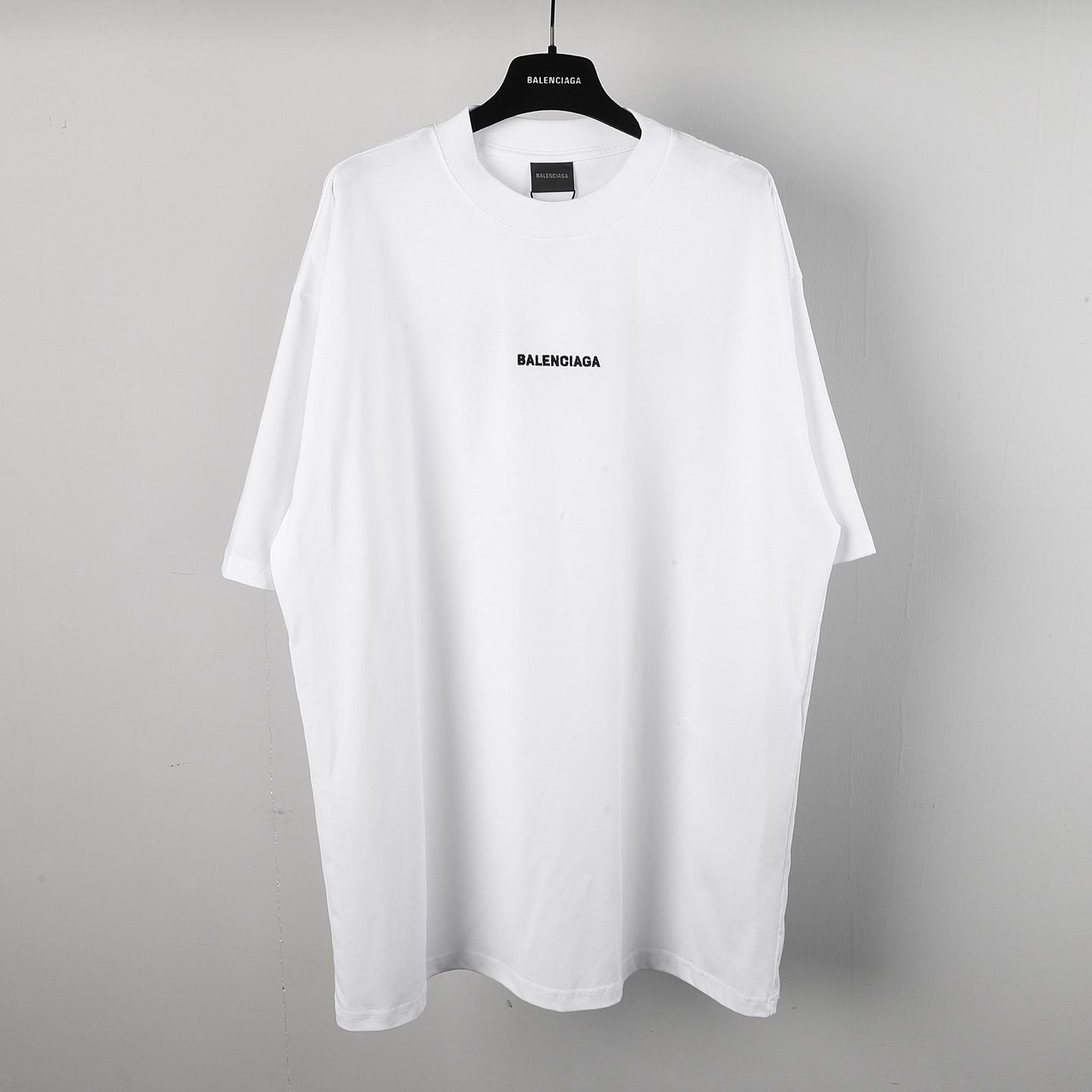 Balenciaga Logo-embroidered T-shirt - EUR FASHION