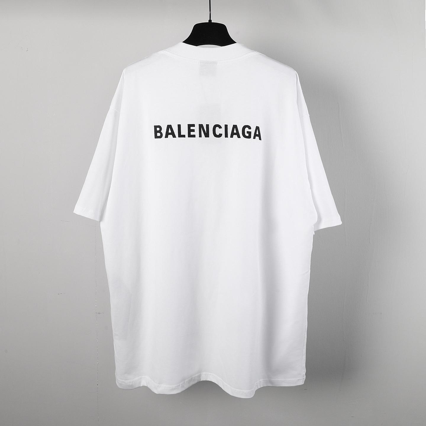 Balenciaga Logo-embroidered T-shirt - EUR FASHION