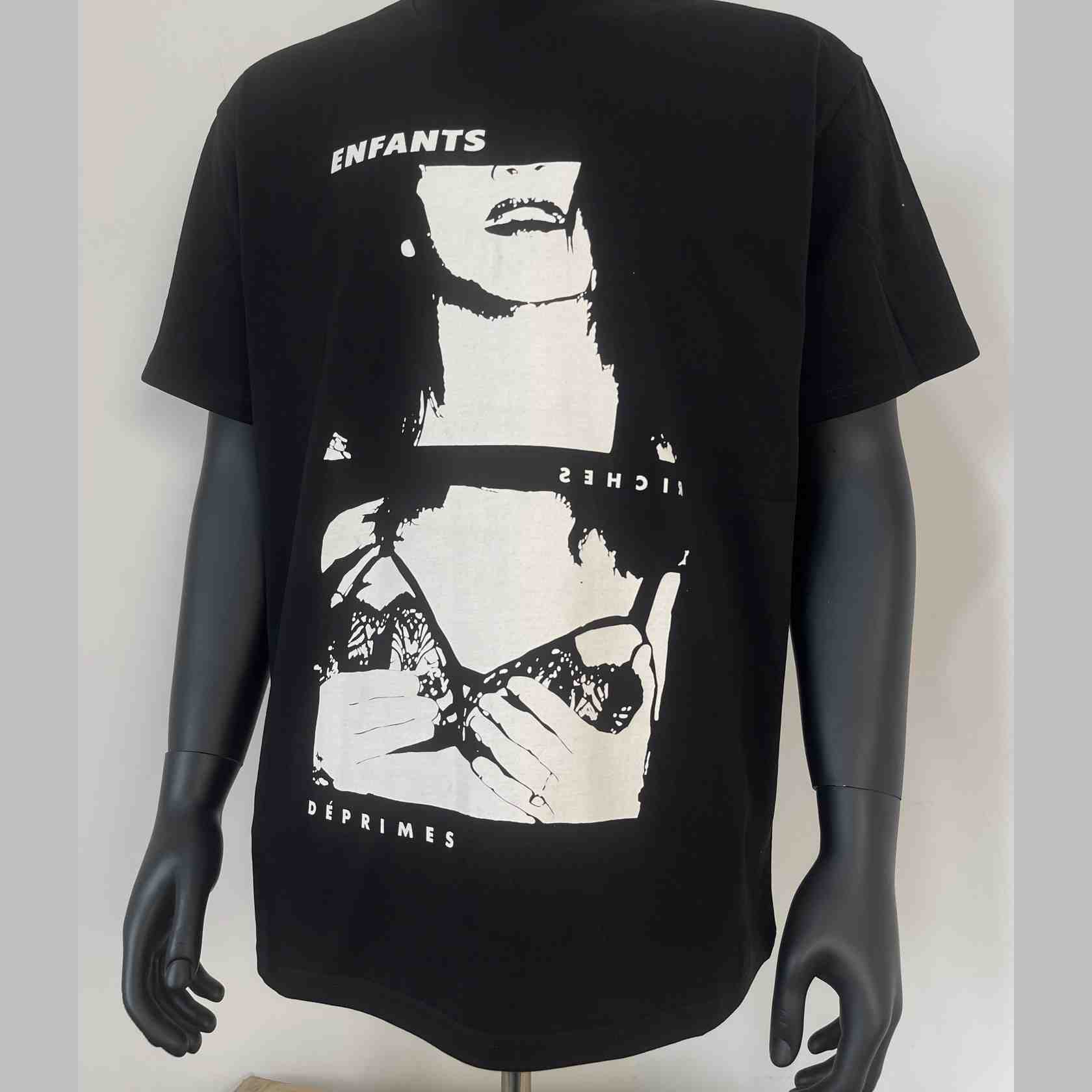 Enfants Riches Déprimés The Lydia T-Shirt 'Faded Black/White' - EUR FASHION