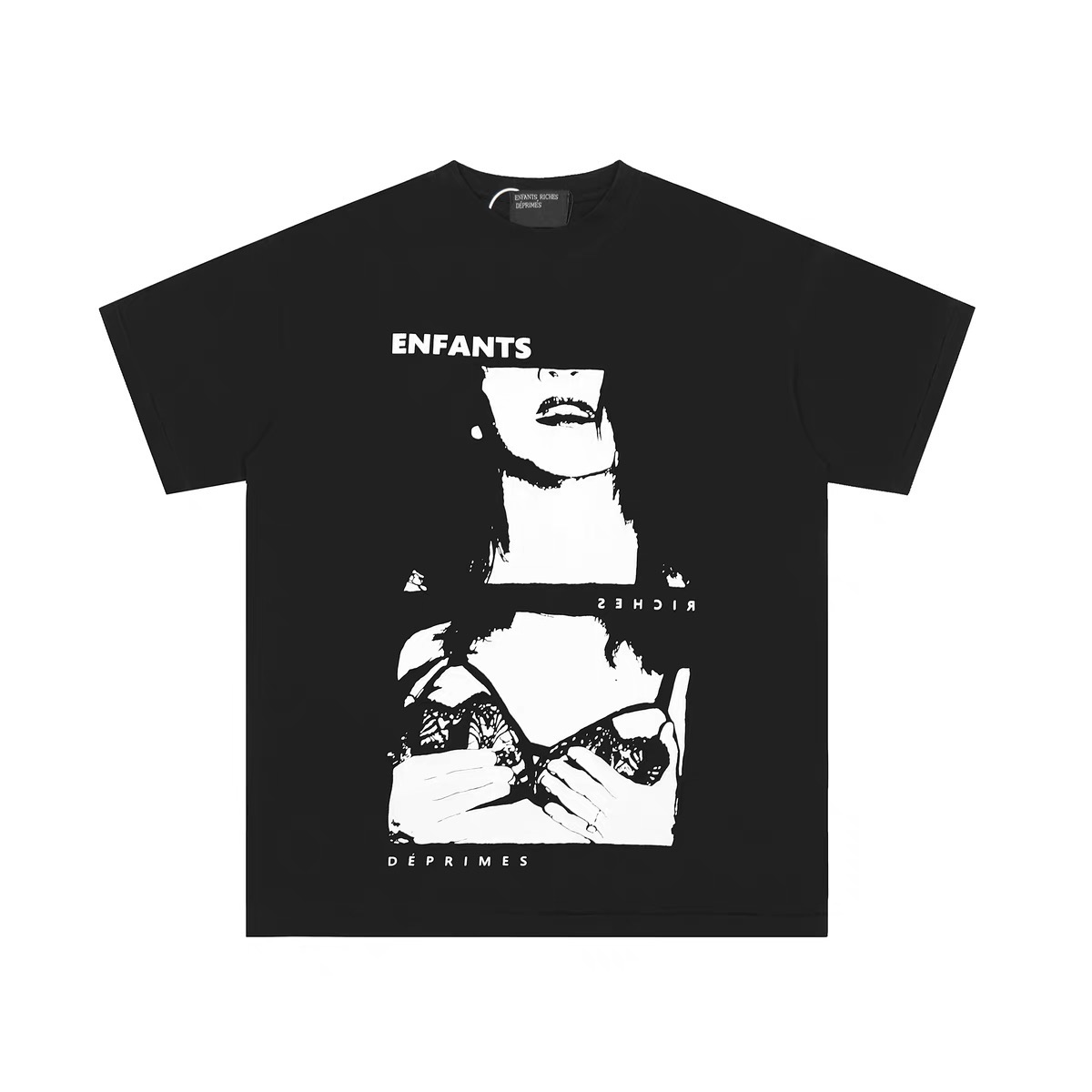 Enfants Riches Déprimés The Lydia T-Shirt 'Faded Black/White' - EUR FASHION