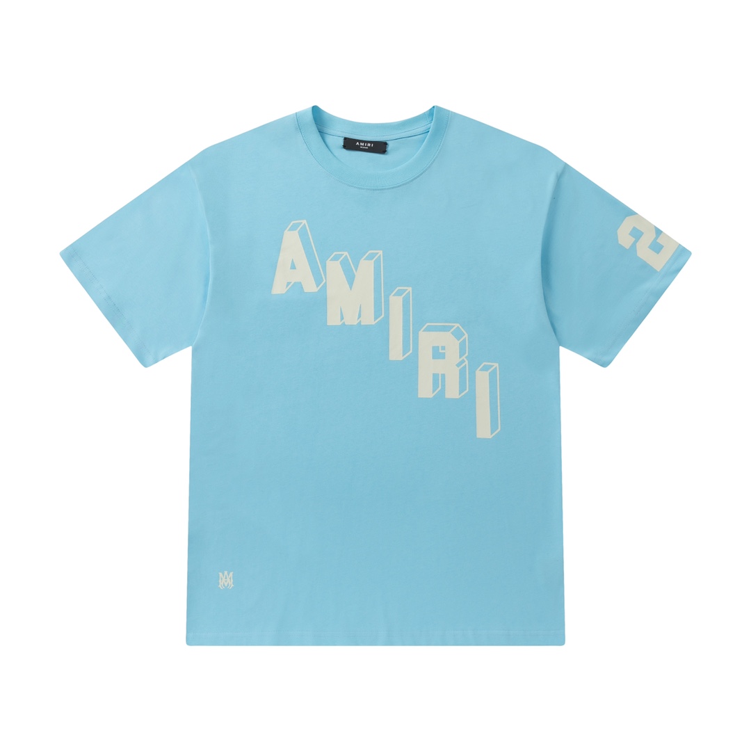 Amiri Flocked Hockey Skater Tee - EUR FASHION