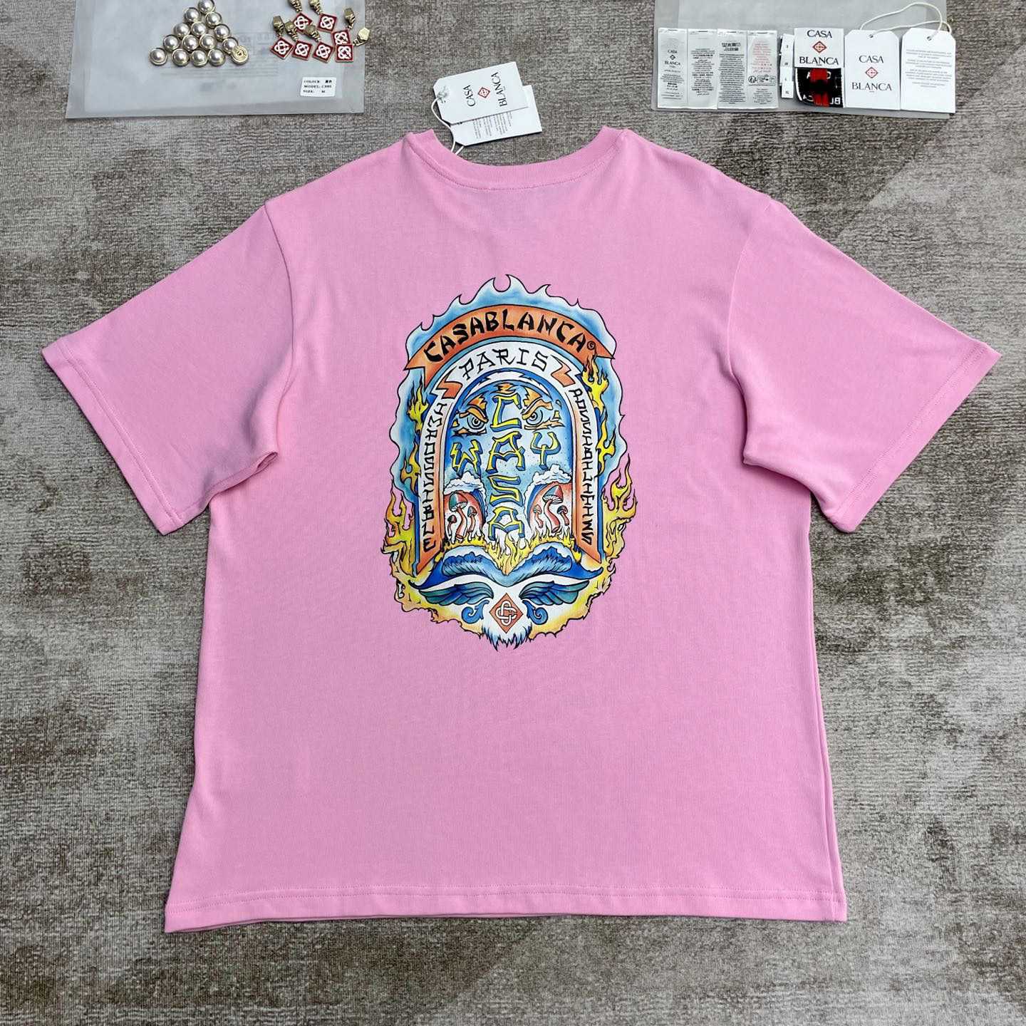 Casablanca Casa Way Skate Printed T-shirt   C982 - EUR FASHION
