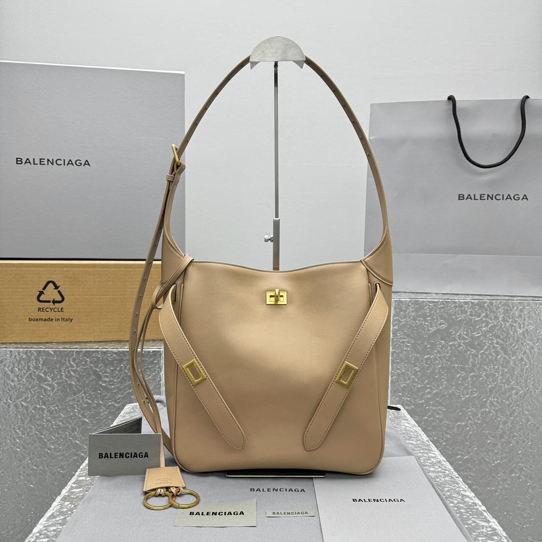 Balenciaga Bel Air Hobo Bag Small In Latte - EUR FASHION