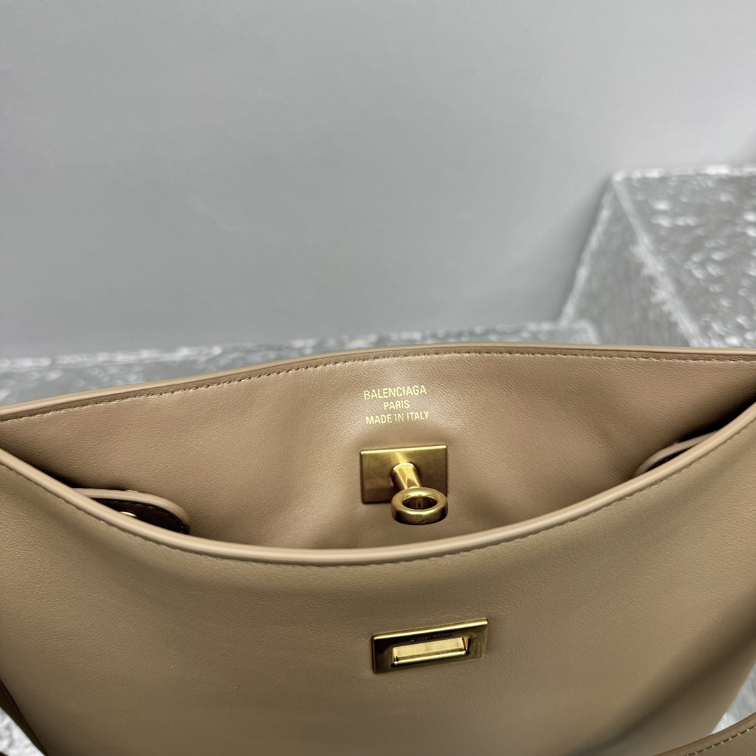 Balenciaga Bel Air Hobo Bag Small In Latte - EUR FASHION