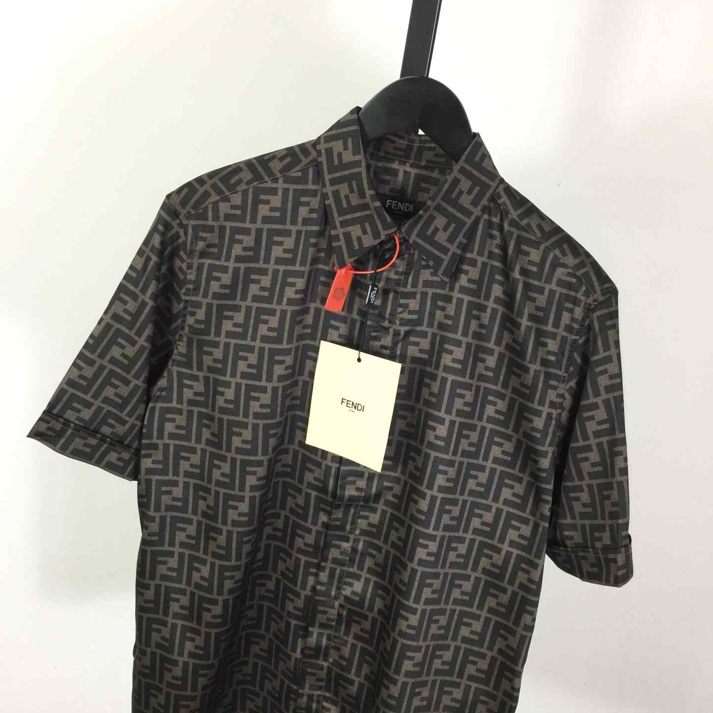 Fendi Brown Silk Shirt - EUR FASHION