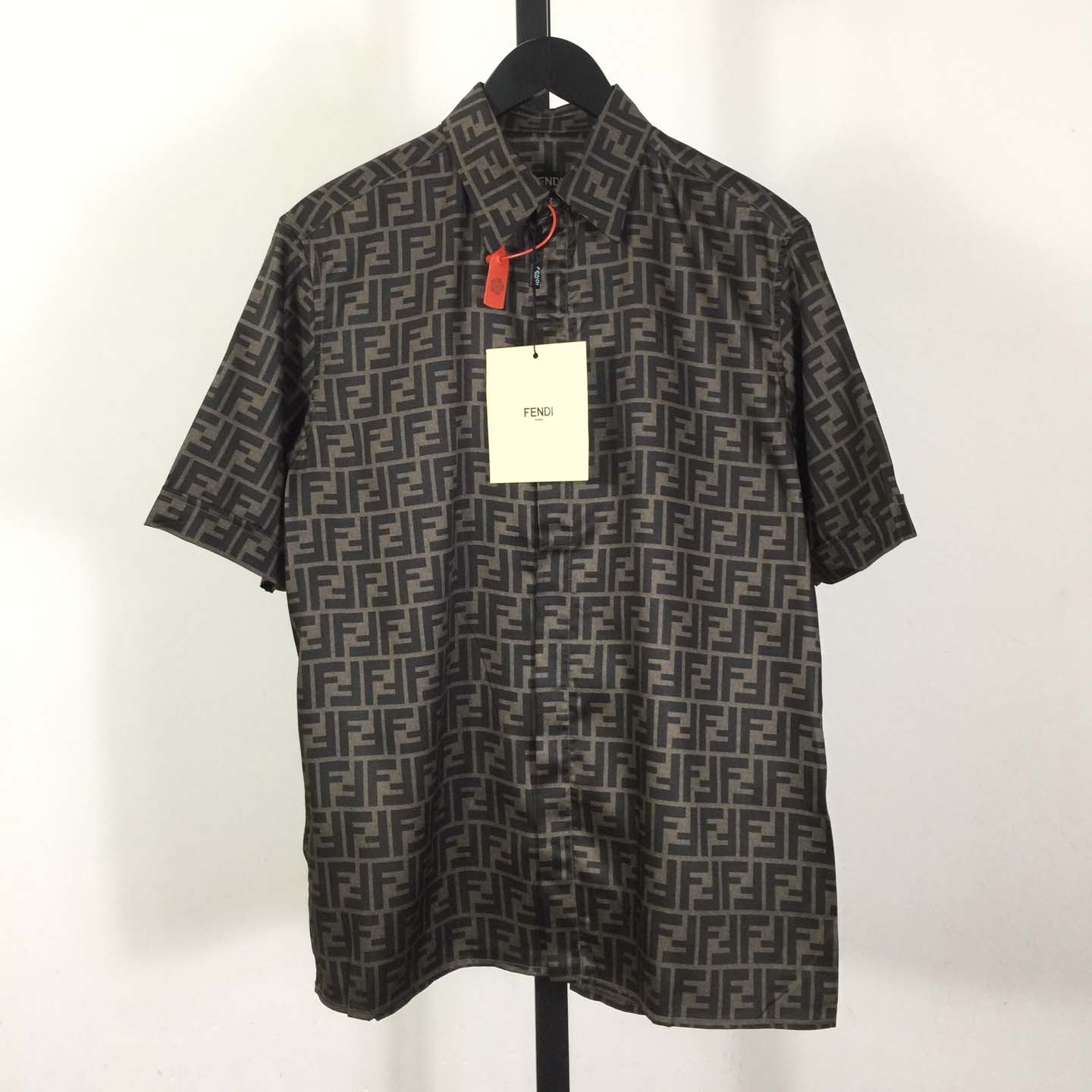 Fendi Brown Silk Shirt - EUR FASHION