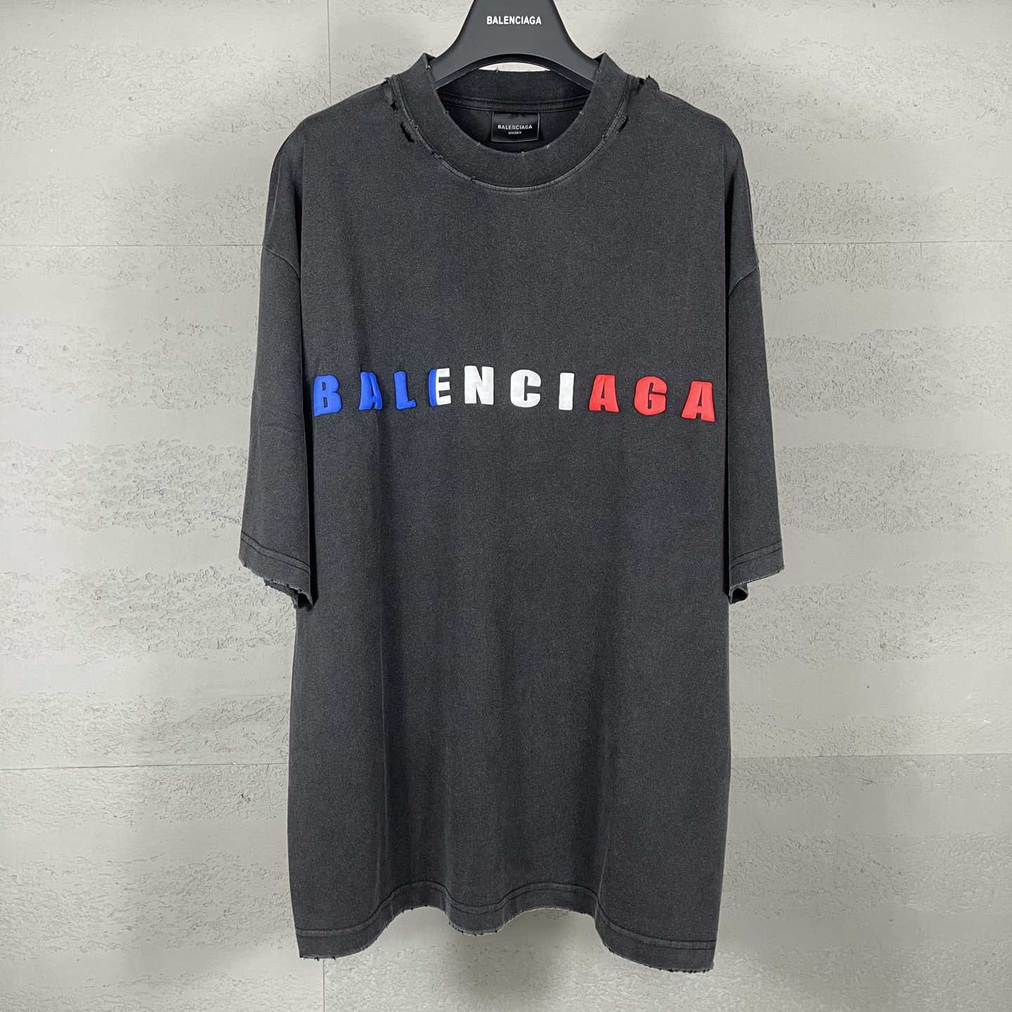 Balenciaga International Short Sleeve Cropped T-Shirt - EUR FASHION