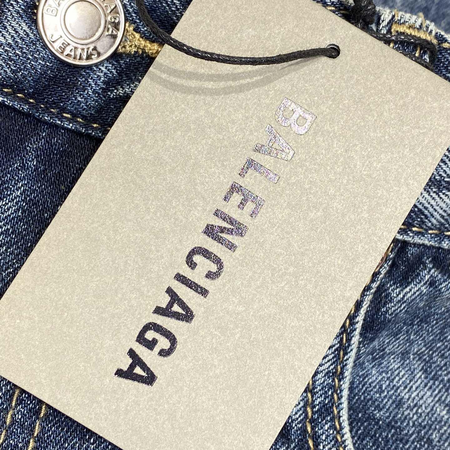 Balenciaga Flared Cargo Pants In Dark Blue - EUR FASHION