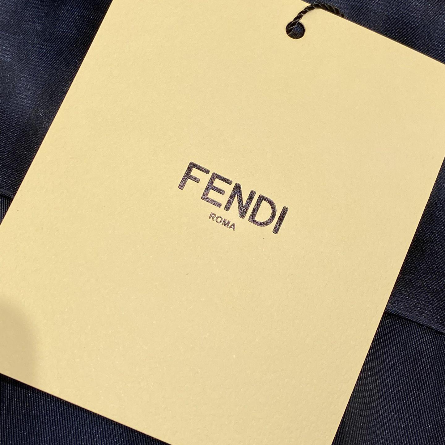 Fendi Allover Logo Printed Buttoned Shirt - EUR FASHION