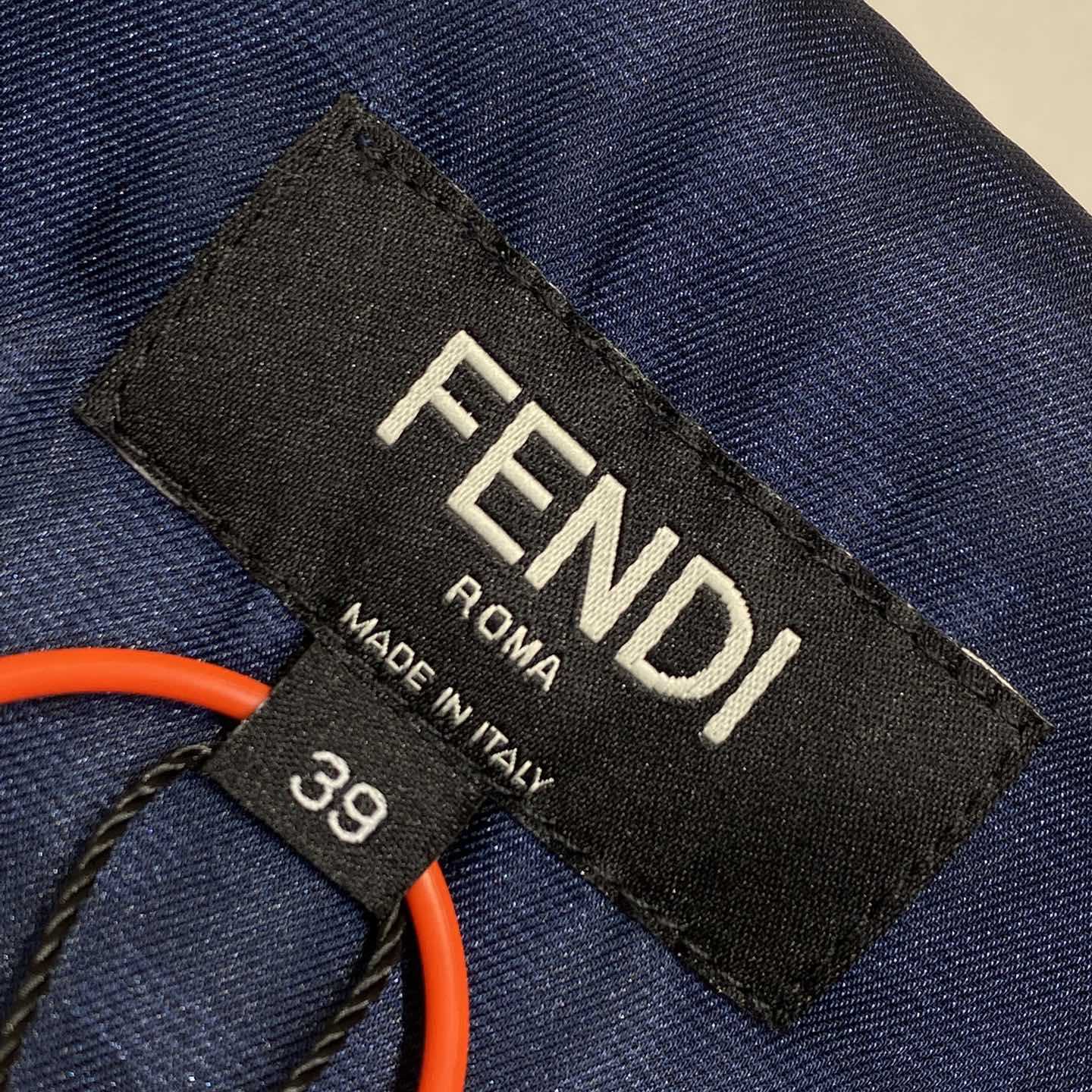 Fendi Allover Logo Printed Buttoned Shirt - EUR FASHION