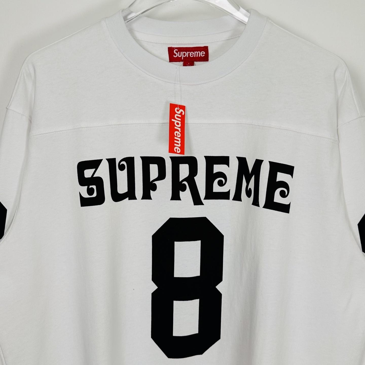Supreme Affiliated L/S Football Top White - EUR FASHION