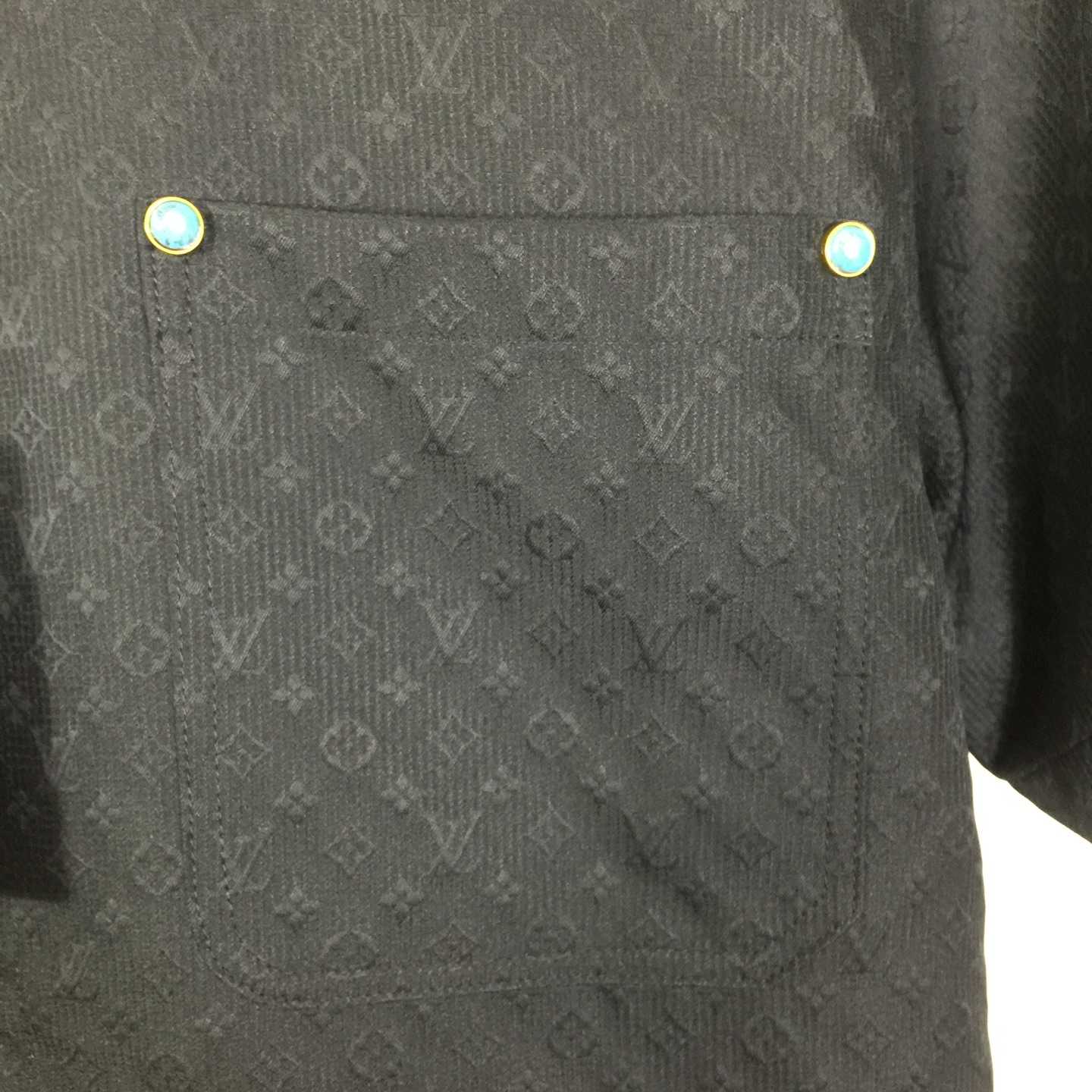 Louis Vuitton Monogram Short-Sleeved Cotton Shirt   - EUR FASHION