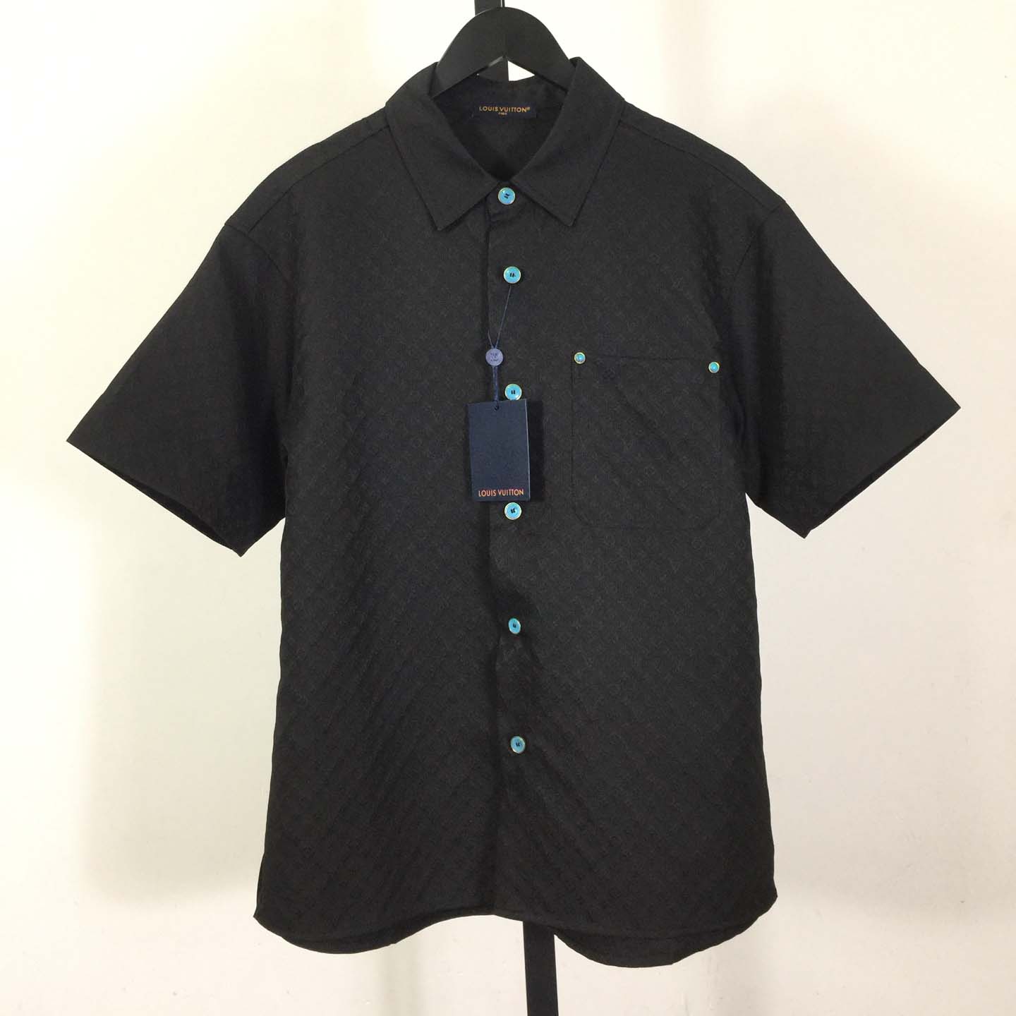 Louis Vuitton Monogram Short-Sleeved Cotton Shirt   - EUR FASHION