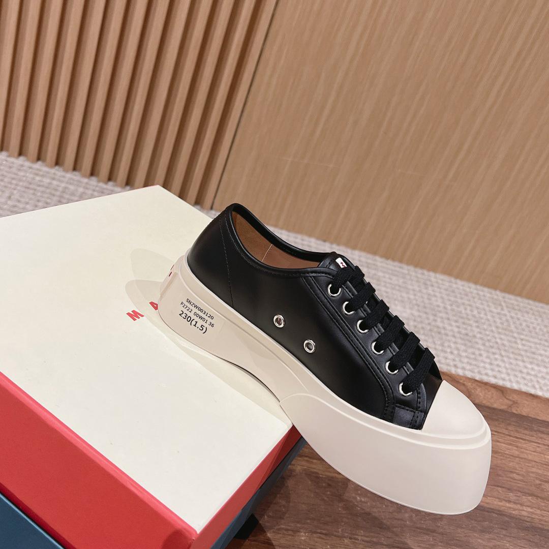 Marni Pablo Leather Sneakers  - EUR FASHION