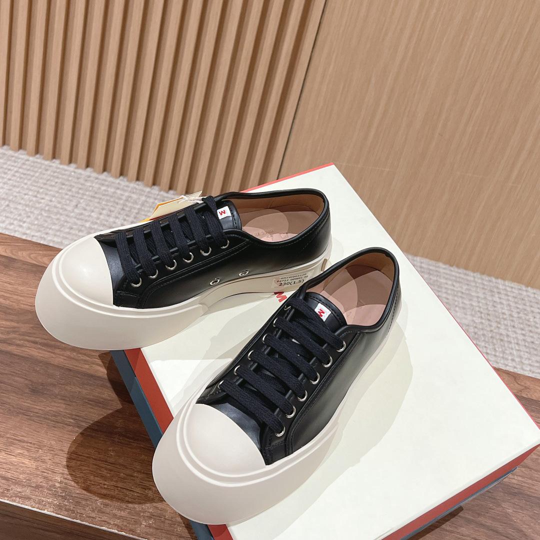Marni Pablo Leather Sneakers  - EUR FASHION