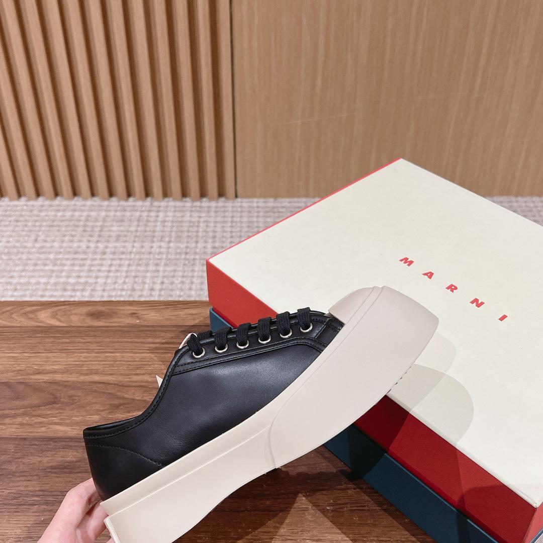 Marni Pablo Leather Sneakers  - EUR FASHION