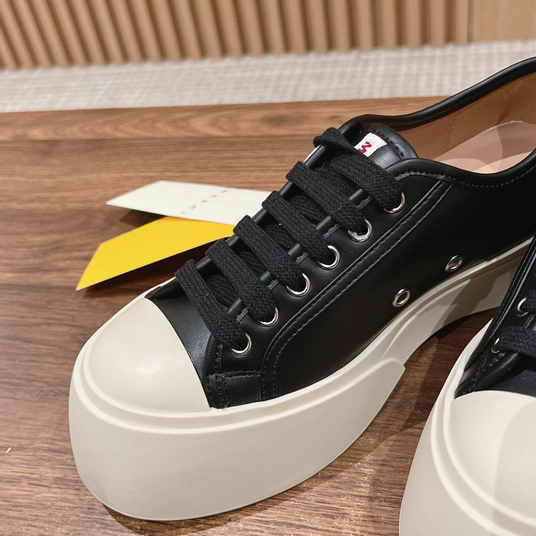 Marni Pablo Leather Sneakers  - EUR FASHION