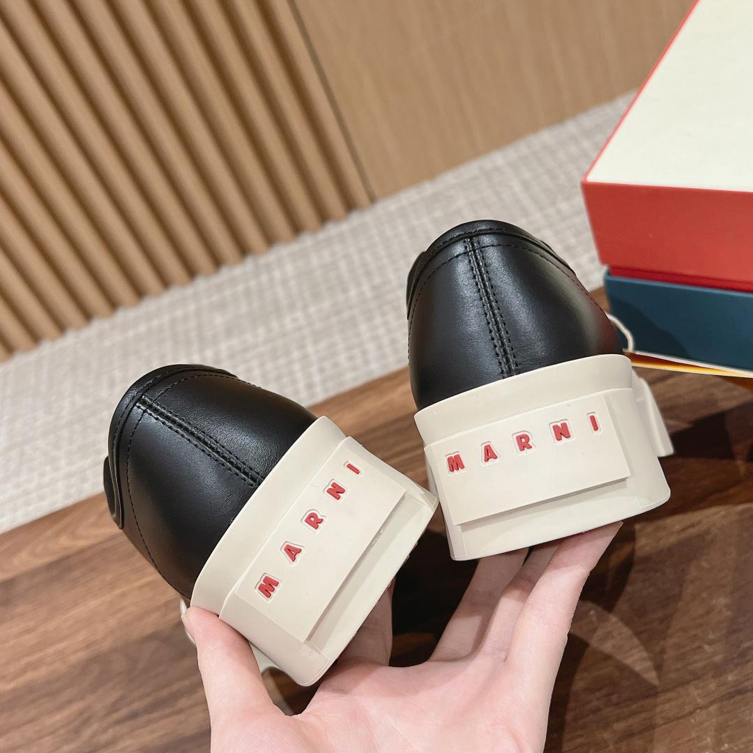 Marni Pablo Leather Sneakers  - EUR FASHION
