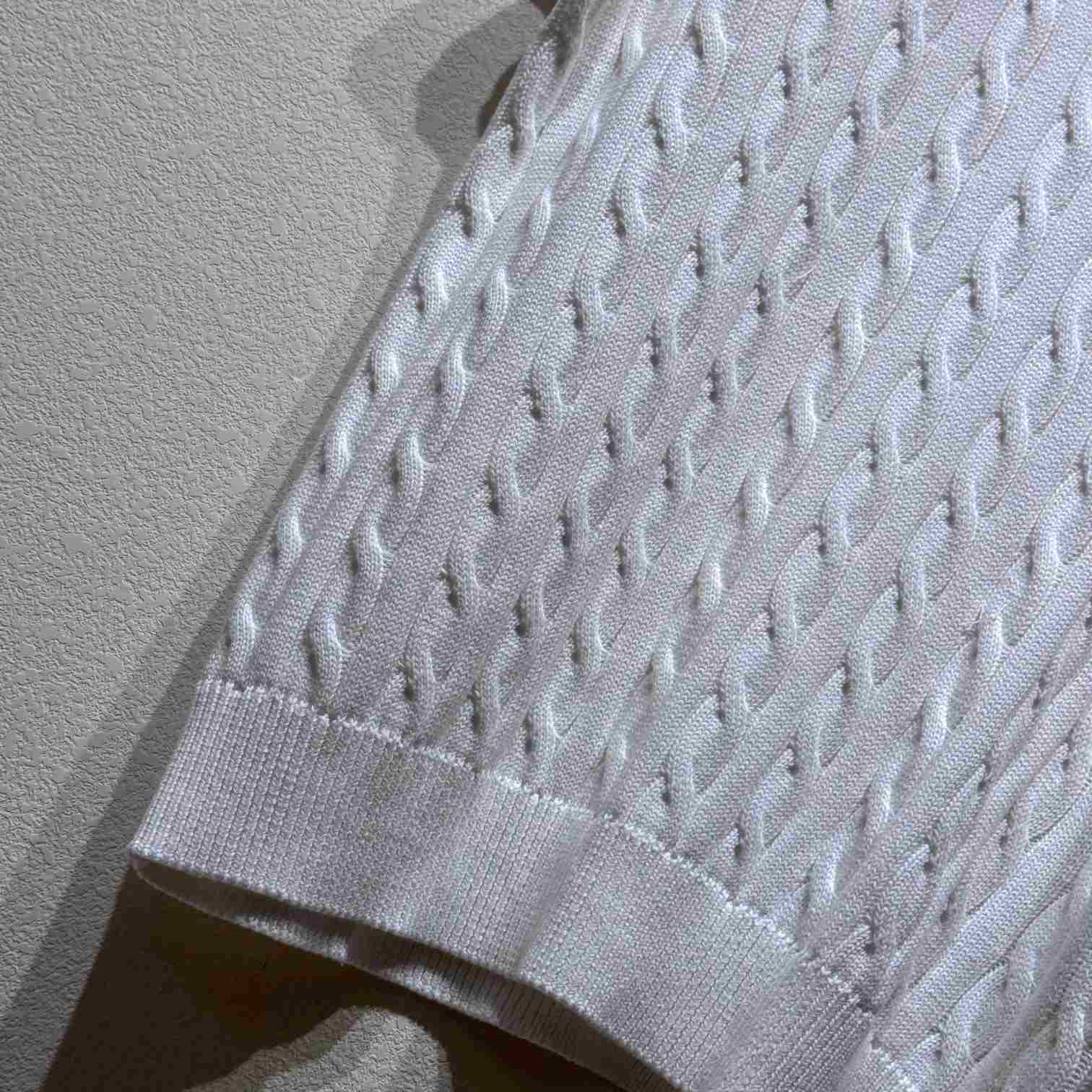 Ralph Lauren Cable-Knit Cotton Polo-Collar Sweater - EUR FASHION