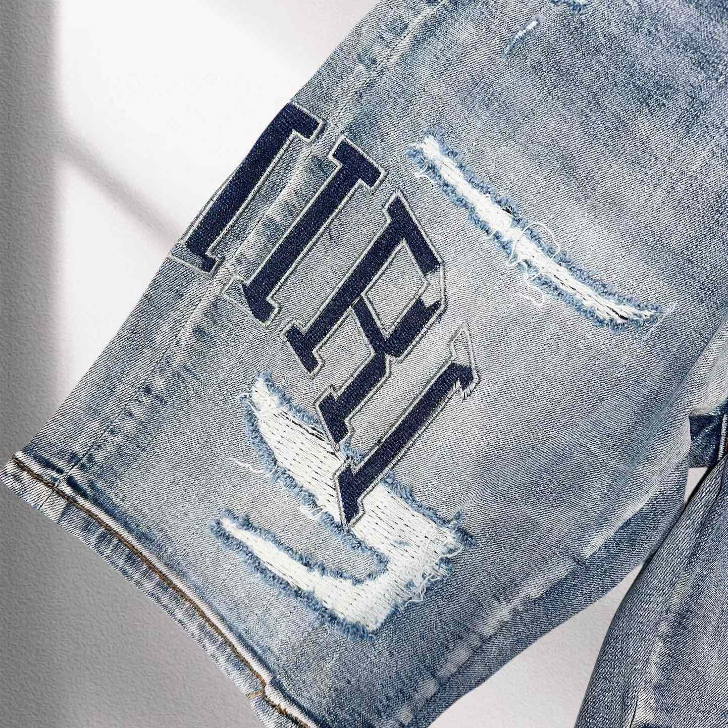 Amiri Denim Shorts     8008 - EUR FASHION