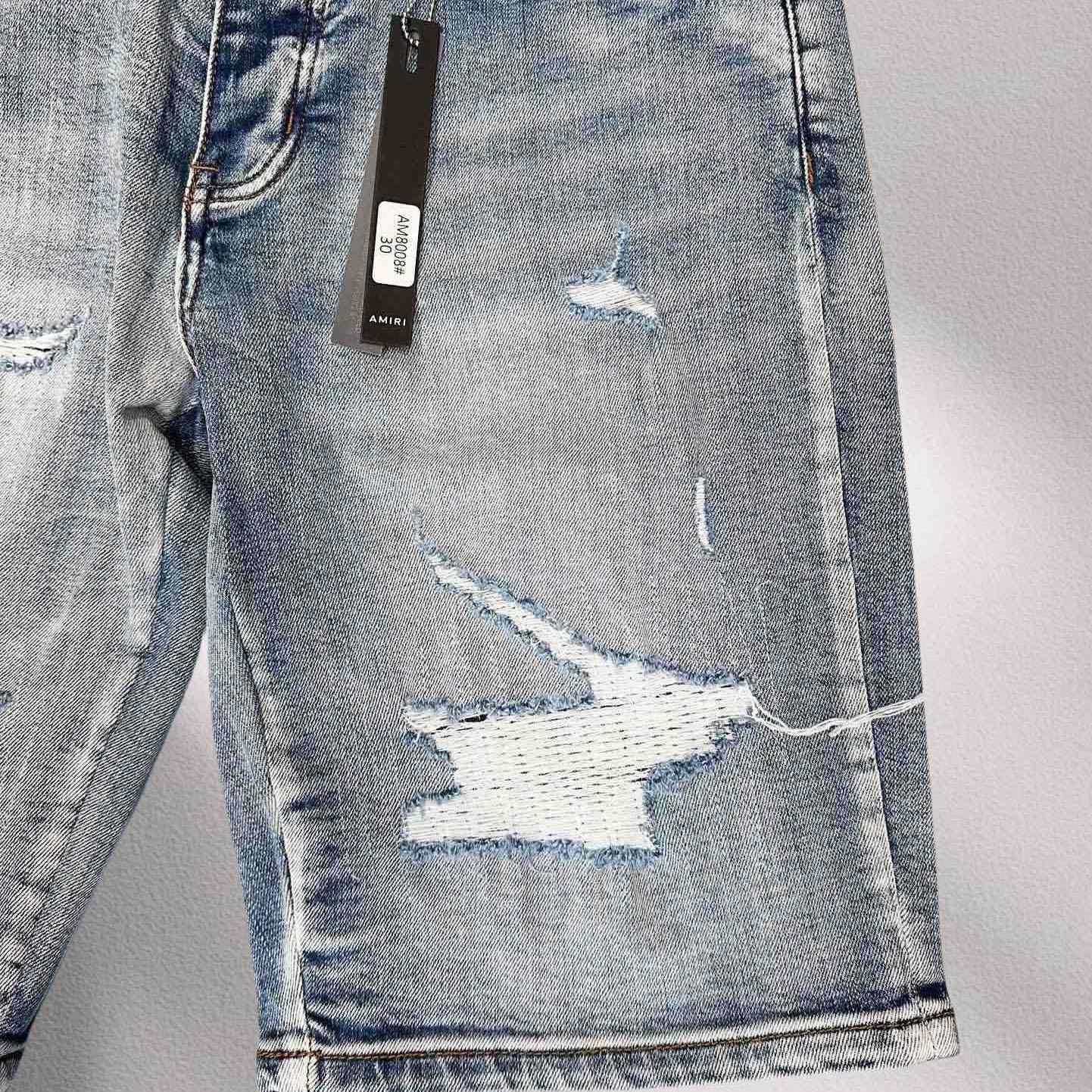 Amiri Denim Shorts     8008 - EUR FASHION