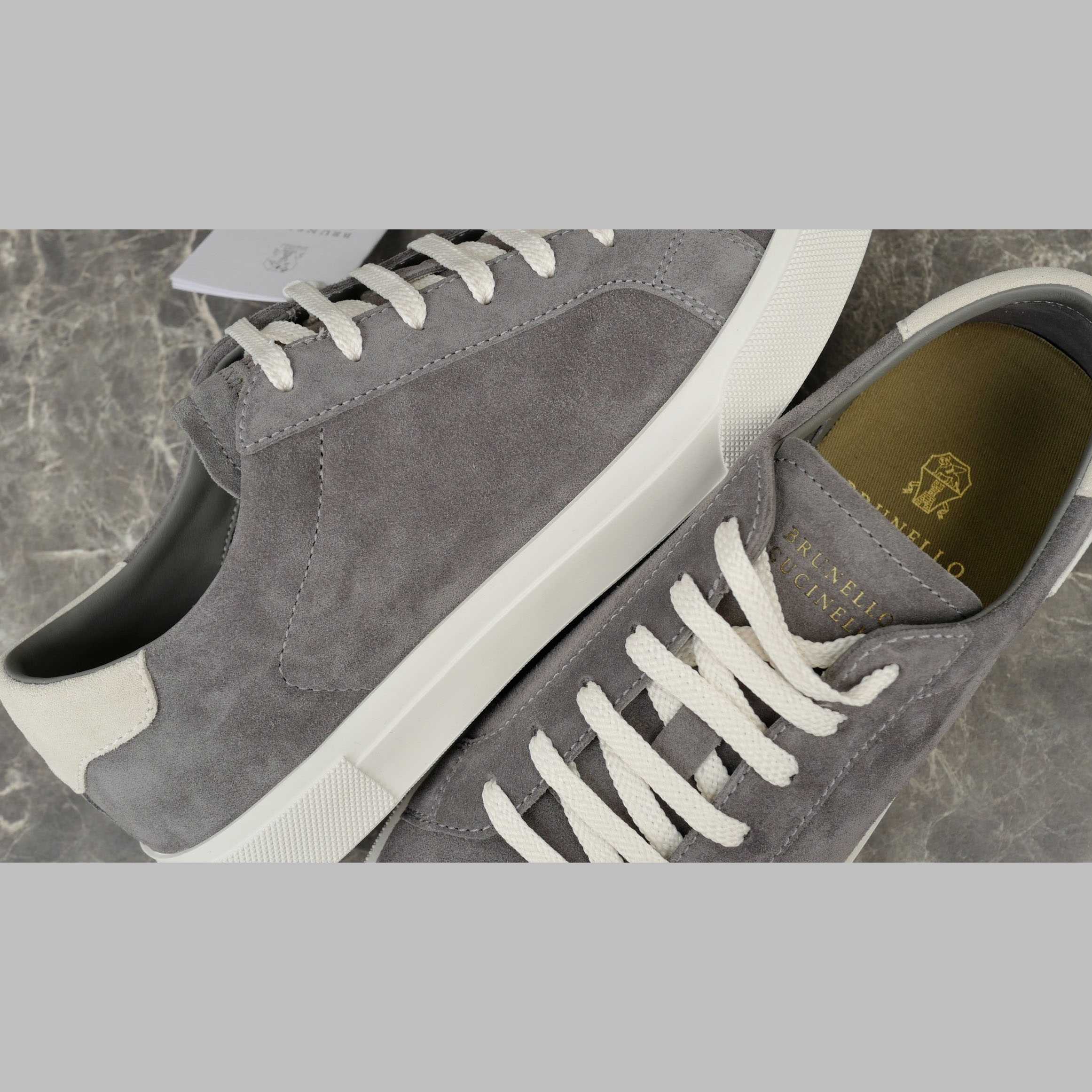 Brunello Cucinelli Suede Sneakers - EUR FASHION