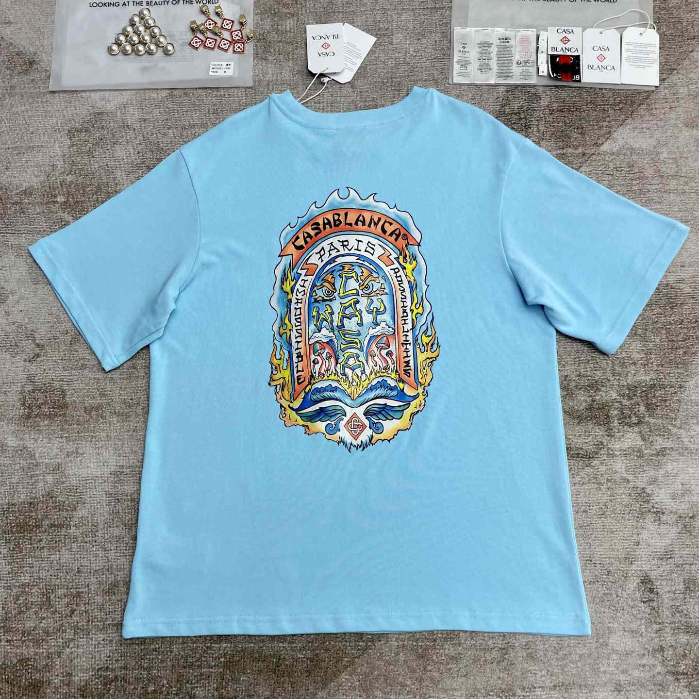 Casablanca Casa Way Skate Printed T-shirt   C981 - EUR FASHION