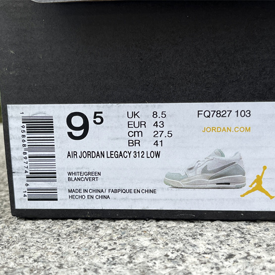 Jordan Legacy 312 Low   FQ7827-103 - EUR FASHION