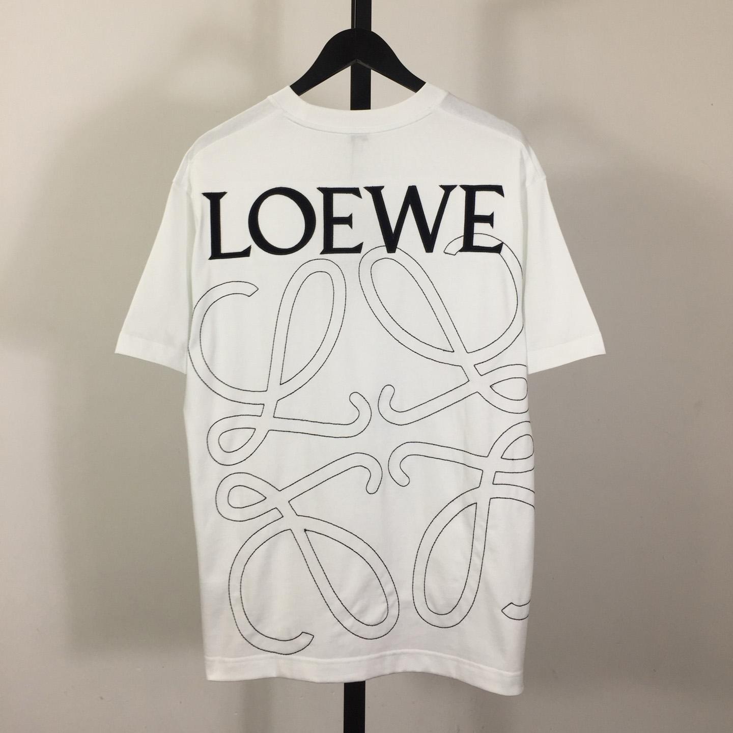 Loewe Loose Fit T-shirt In Cotton - EUR FASHION
