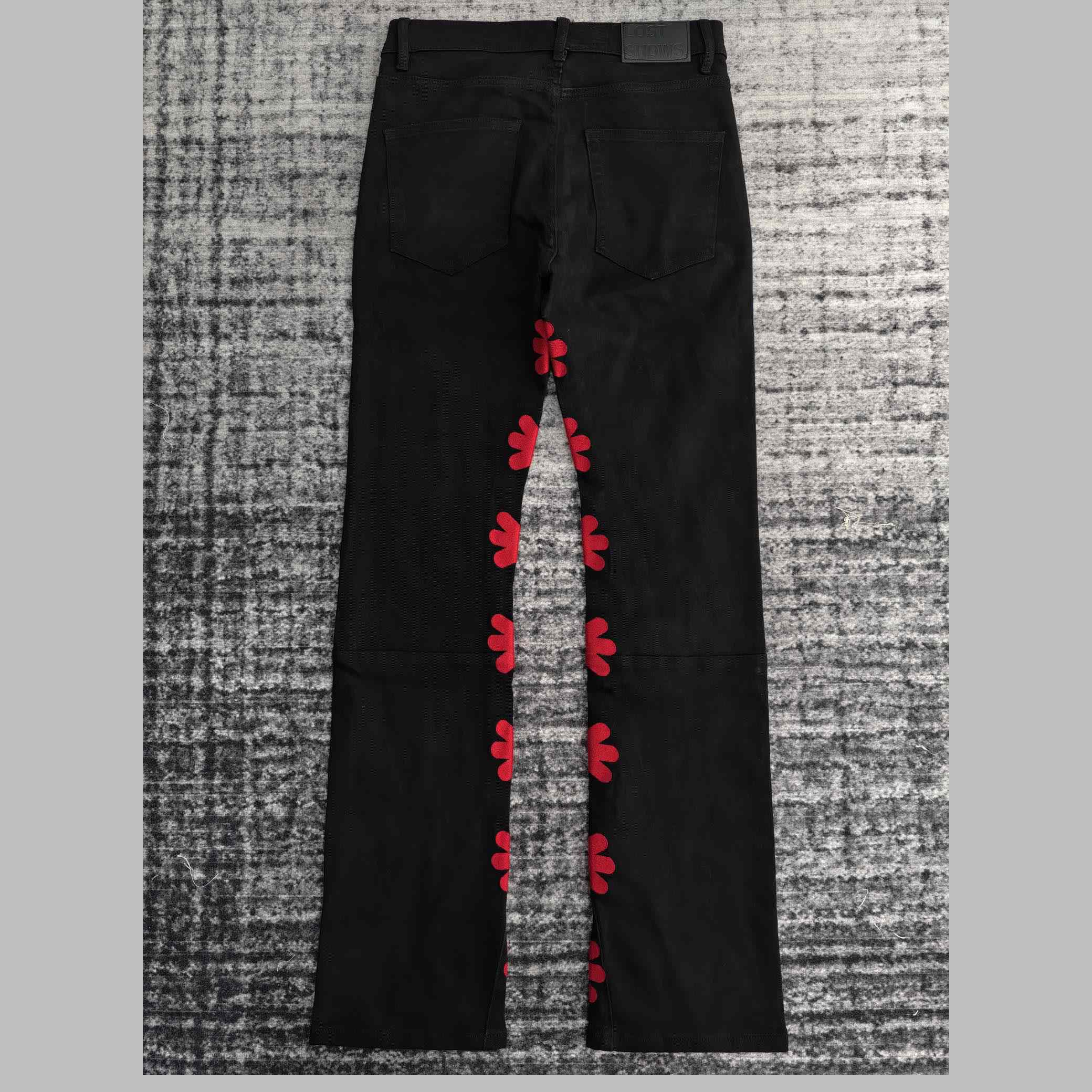 Lost Shadows  Red Waxed Denim   709 - EUR FASHION