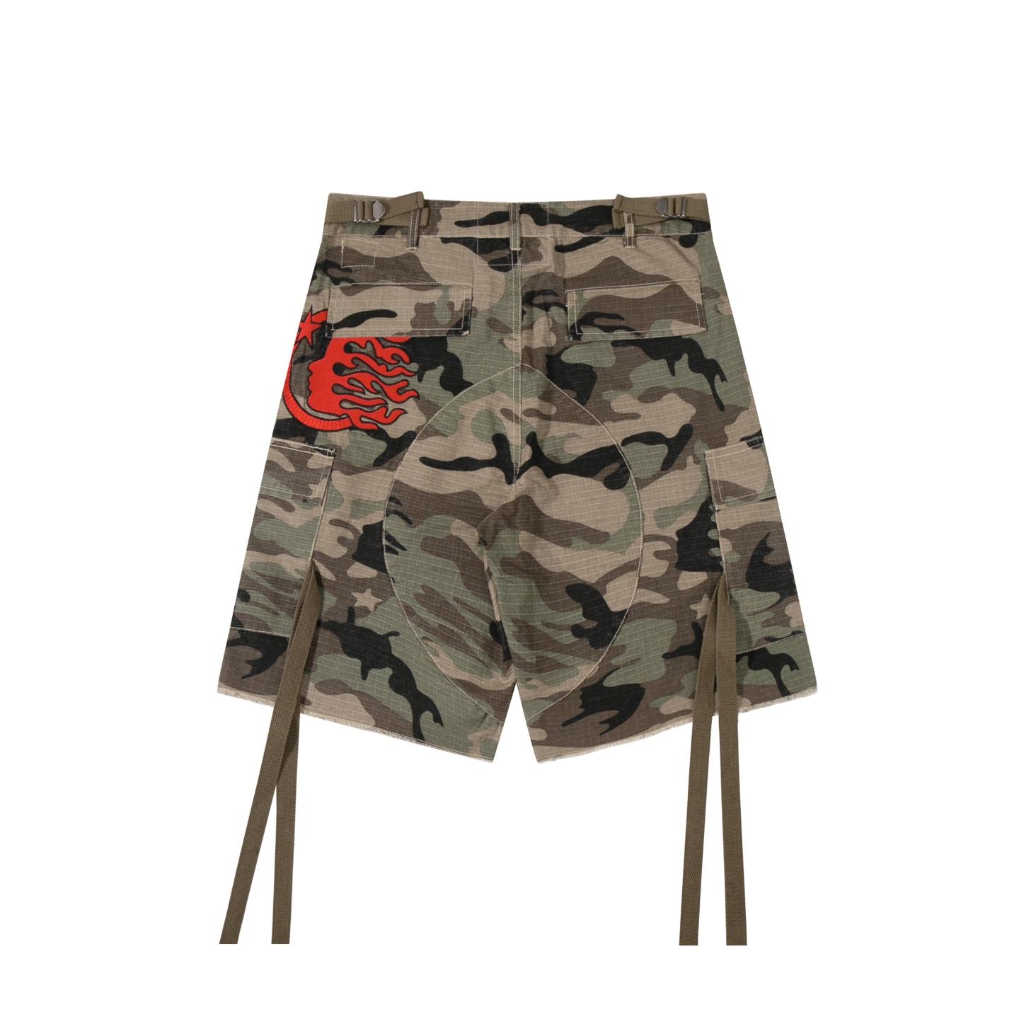 Hellstar Cargo Shorts Camo  - EUR FASHION