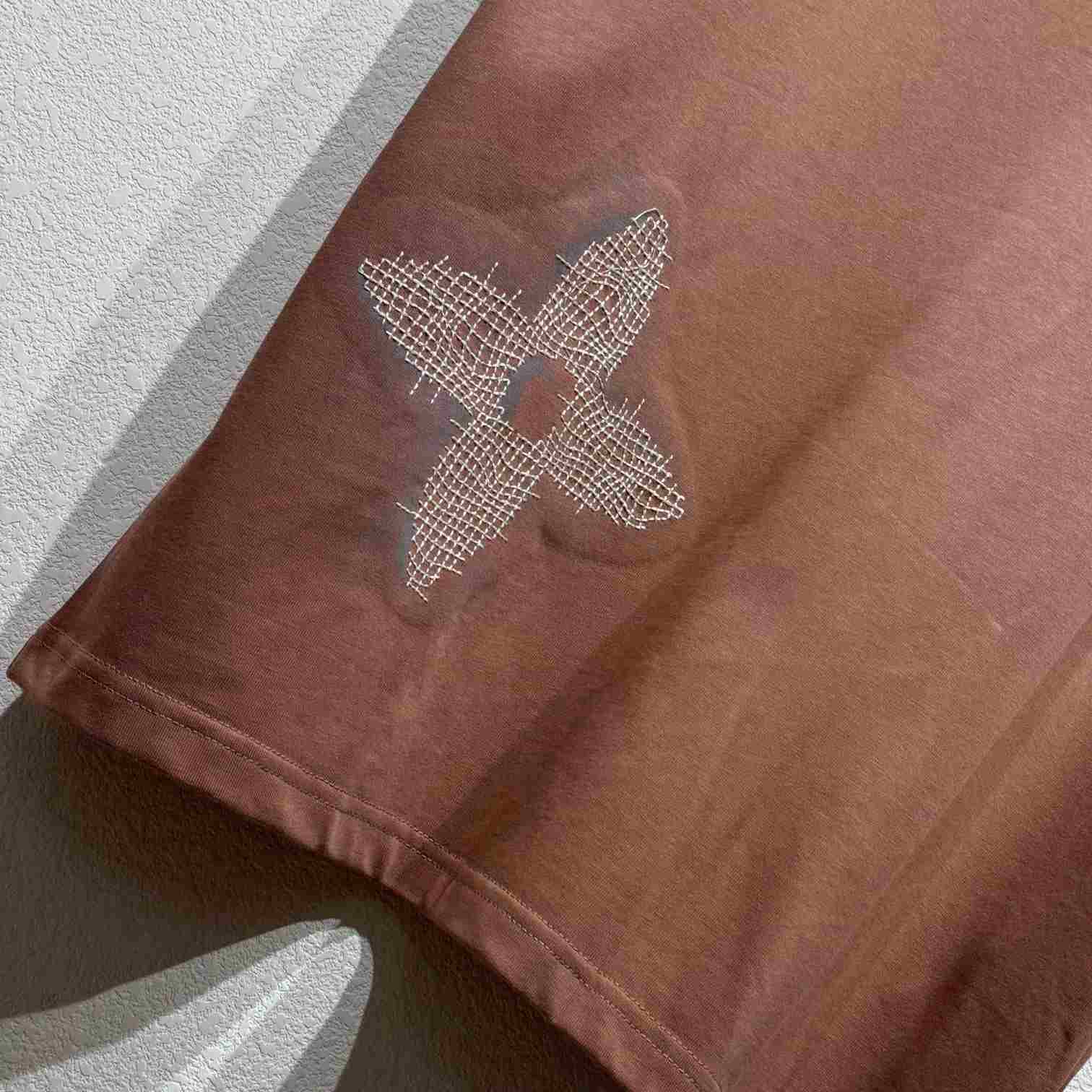 Louis Vuitton Short-Sleeved Cotton Crewneck    - EUR FASHION
