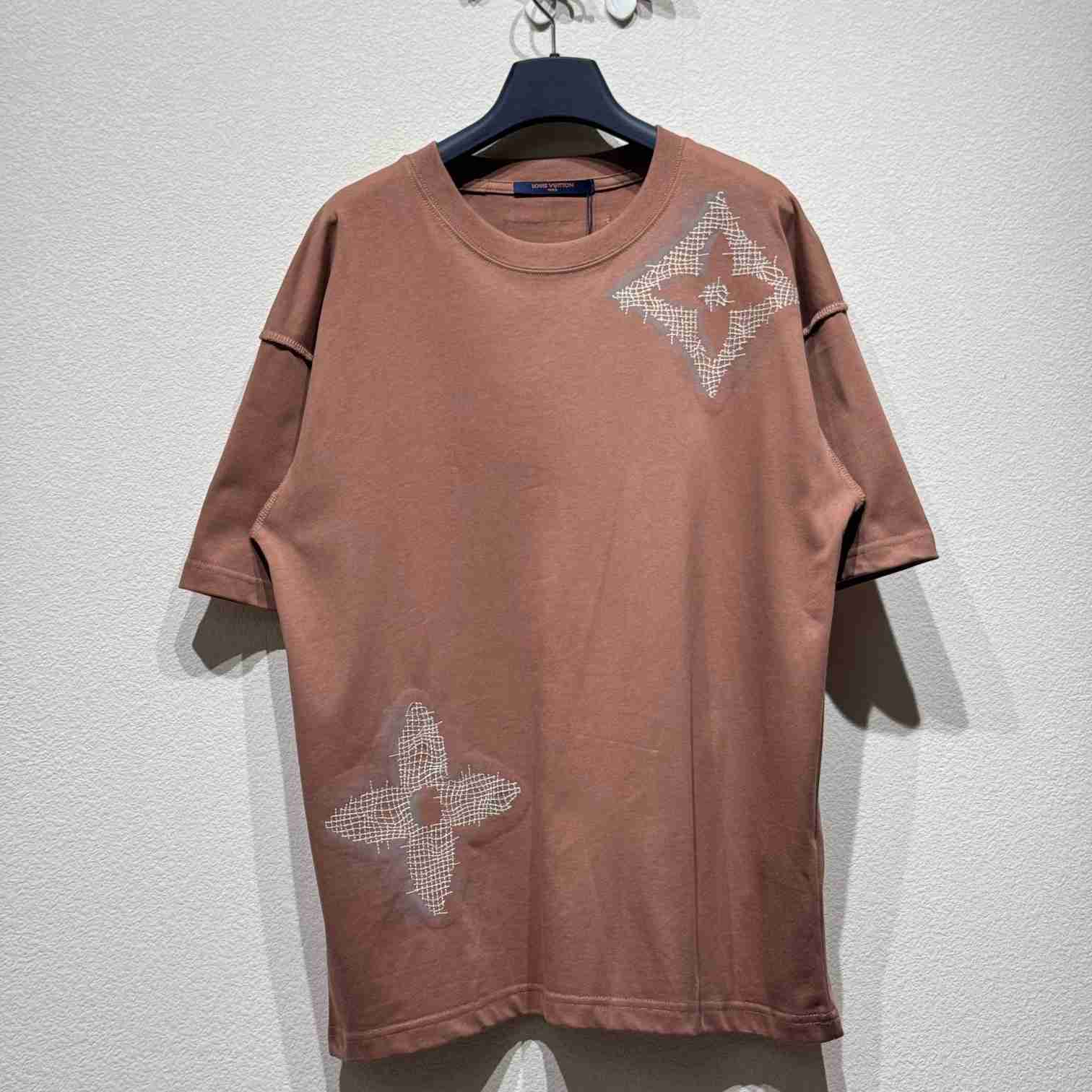 Louis Vuitton Short-Sleeved Cotton Crewneck    - EUR FASHION