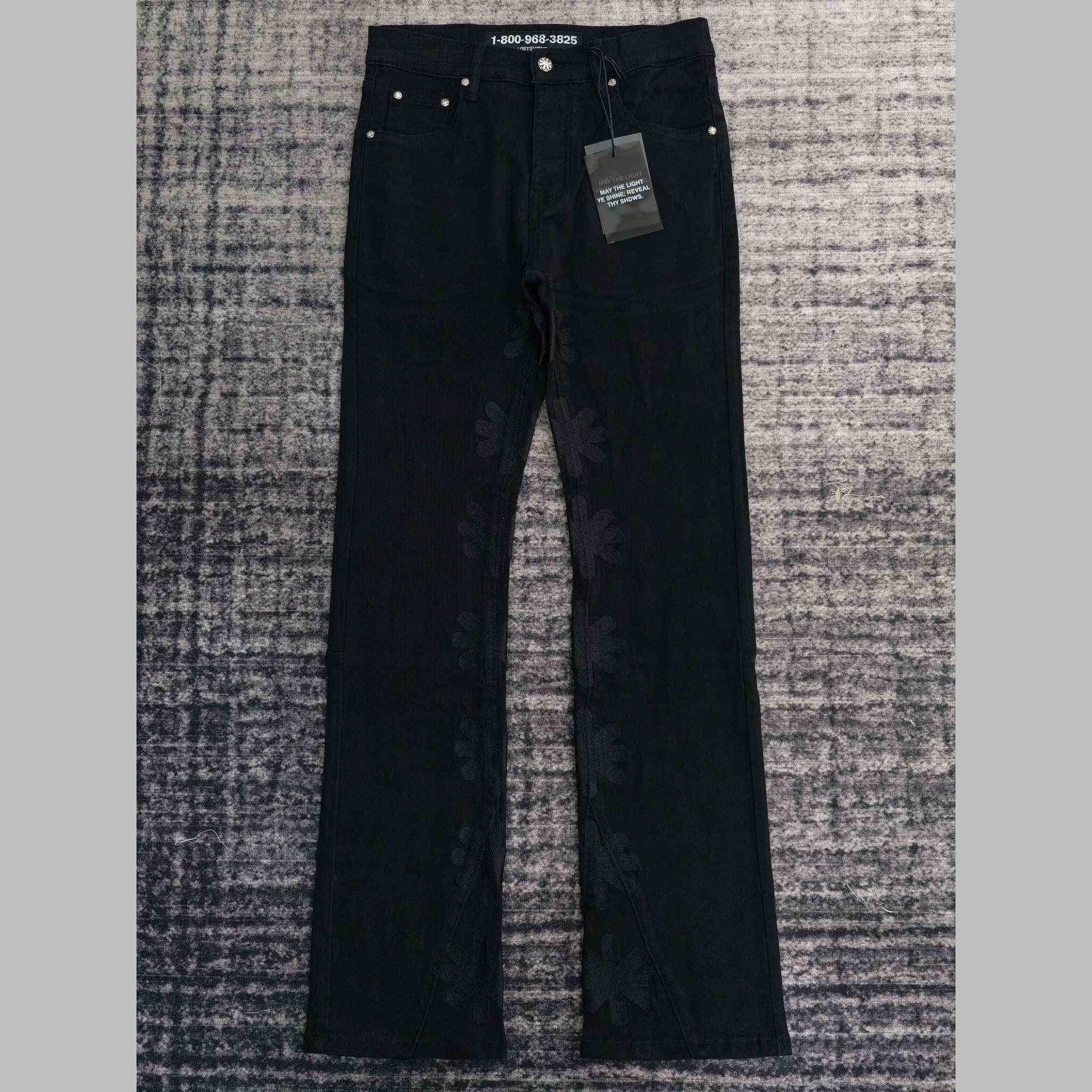Lost Shadows Black Waxed Denim   707 - EUR FASHION