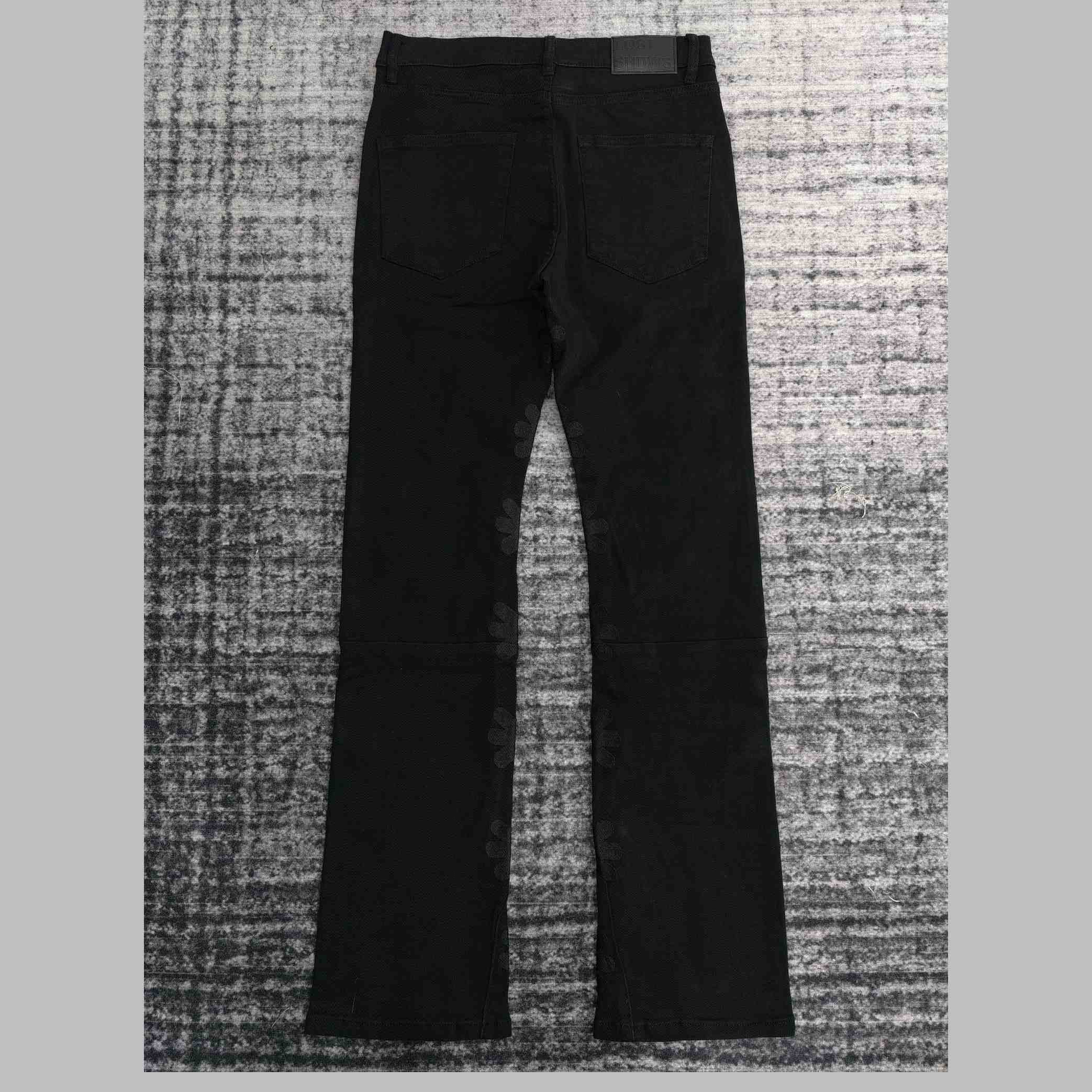Lost Shadows Black Waxed Denim   707 - EUR FASHION