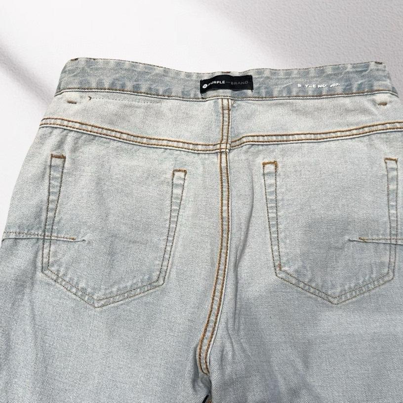 Purple-Brand Denim Shorts    6050 - EUR FASHION