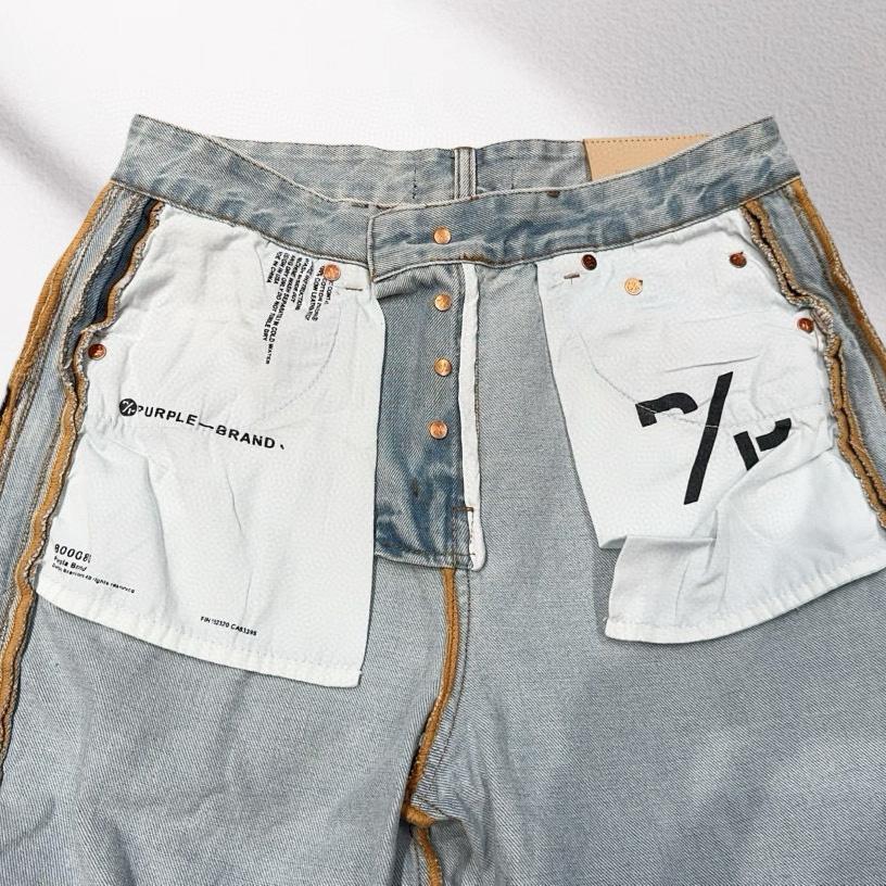 Purple-Brand Denim Shorts    6050 - EUR FASHION