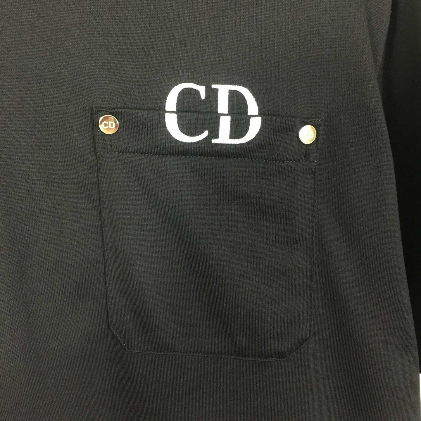 Dior Logo Cotton T-Shirt  - EUR FASHION