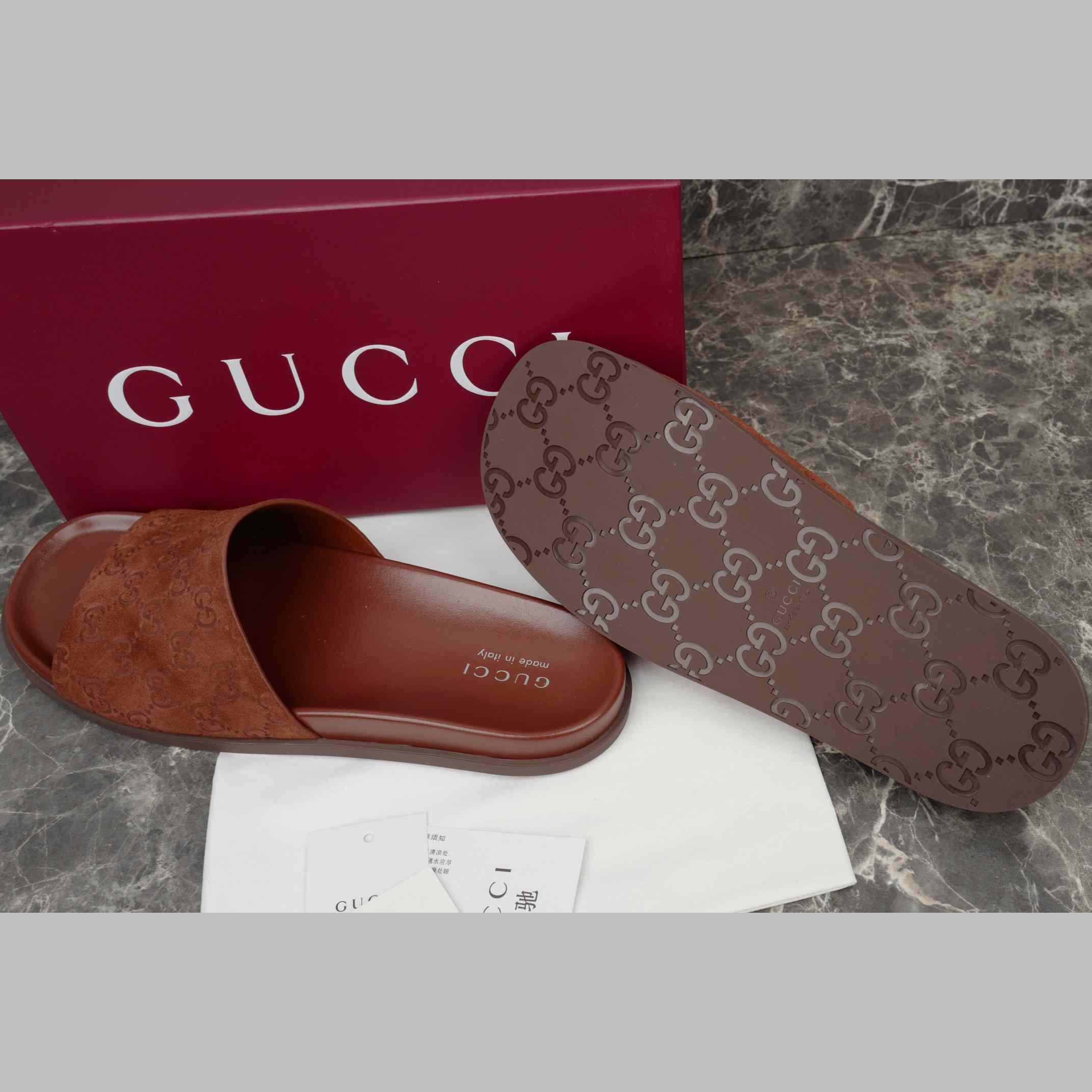Gucci Men's Slide Sandal - EUR FASHION