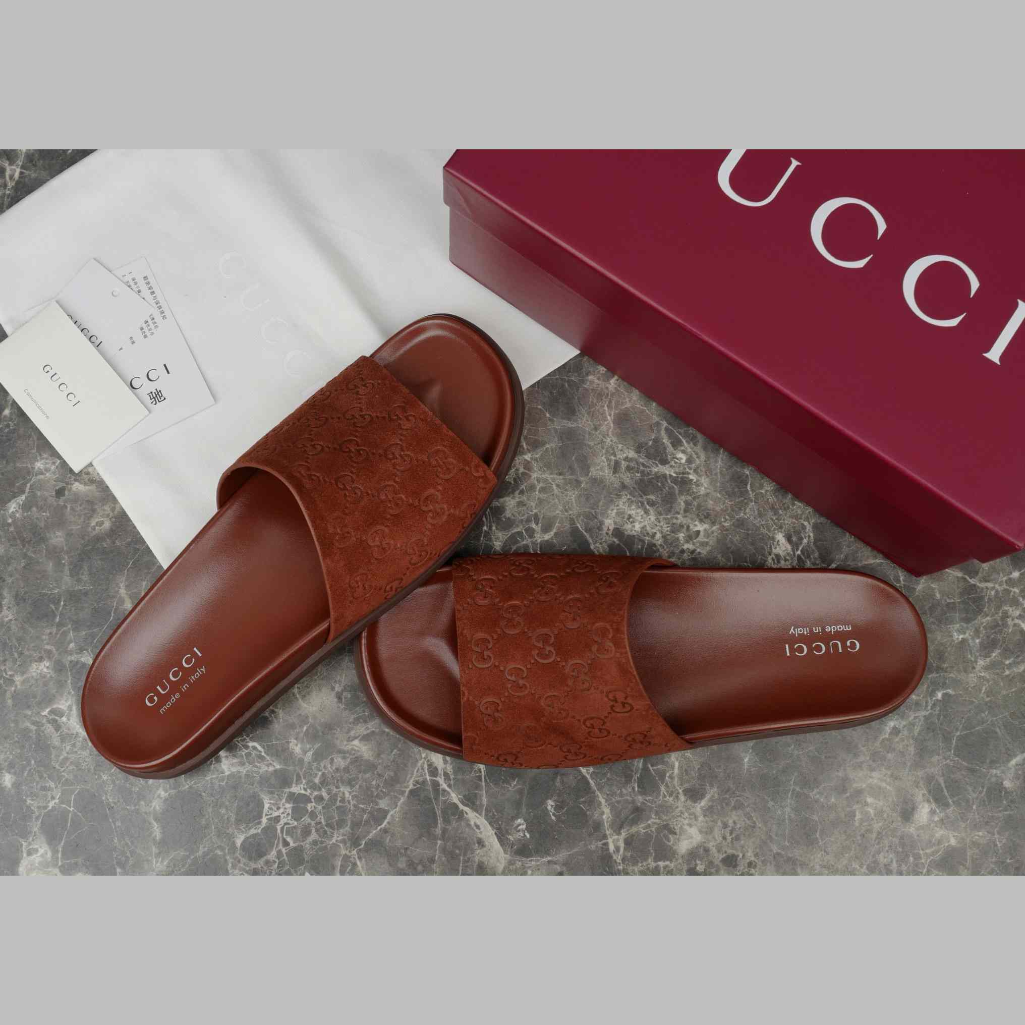 Gucci Men's Slide Sandal - EUR FASHION