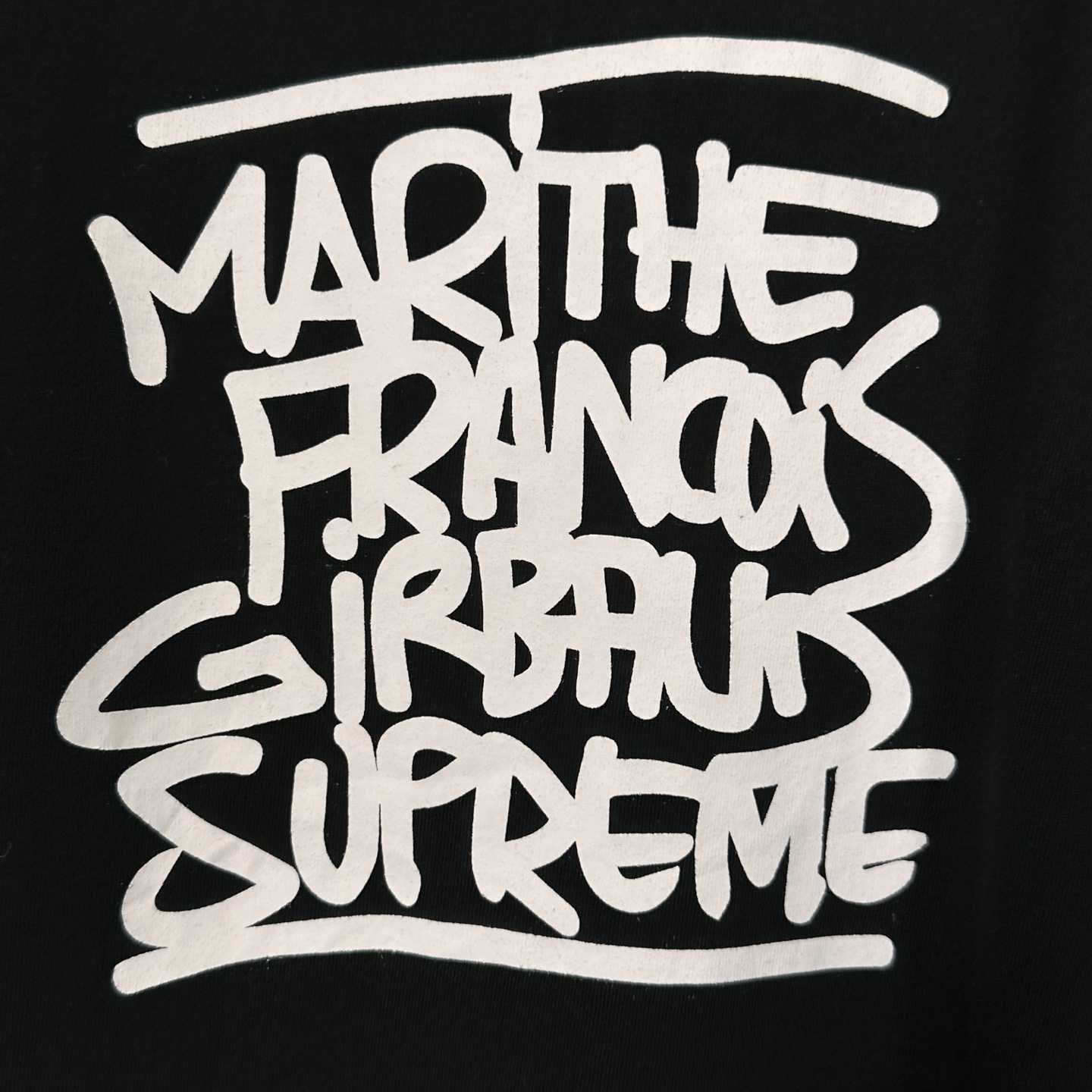 Supreme x Martithé + François Girbaud Tee 'Black' - EUR FASHION