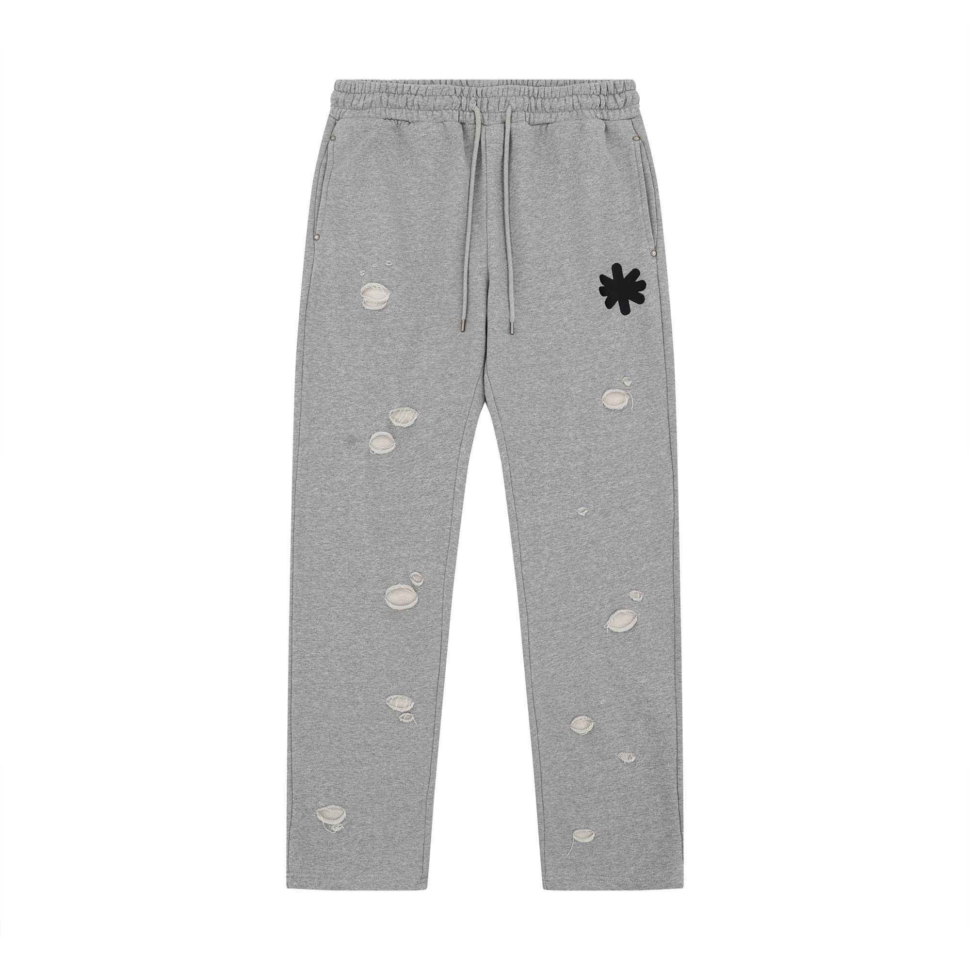 Lost SDHWS Double Layered Logo Sweatpants Heather Grey - EUR FASHION